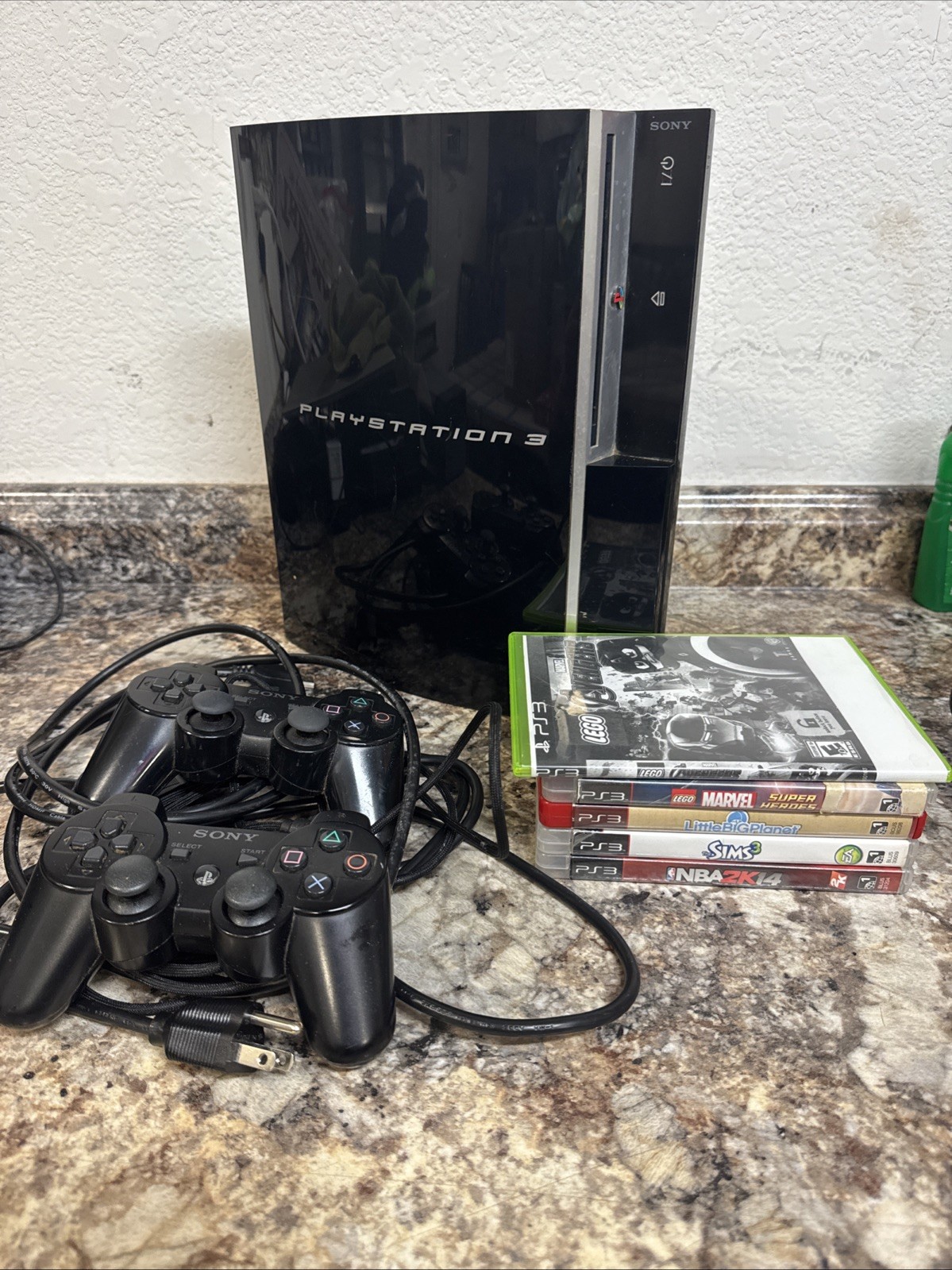 Sony PlayStation PS3 40GB NTSC Fat Console CECHH01 Bundle – Piano Black