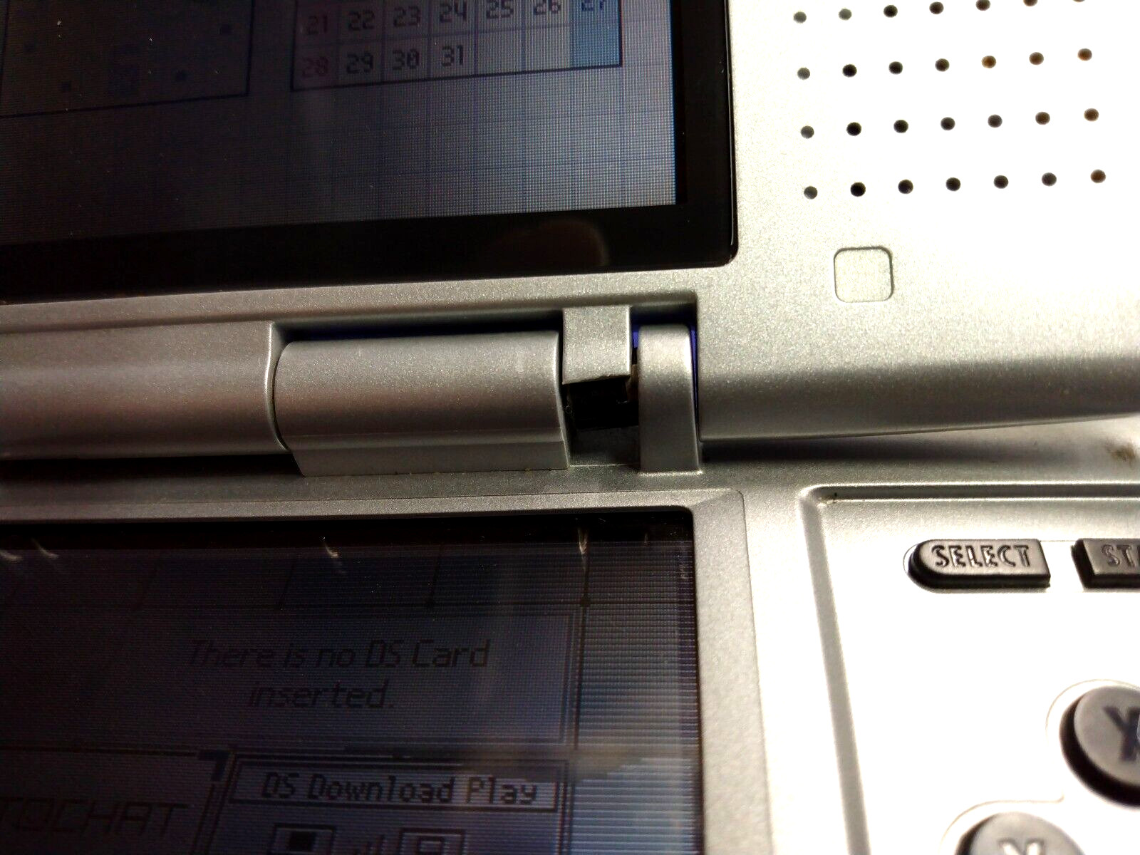 Nintendo DS Original Console – Titanium Silver – With 3 Games WORKS – READ! V9