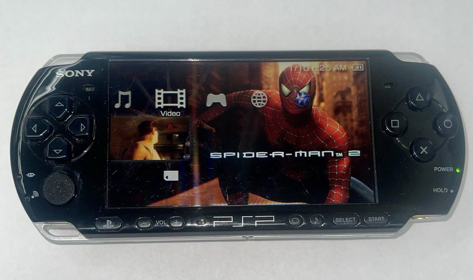 Sony PSP 3001 Portable Handheld Console System memory stick and 5 UMD Cleaned