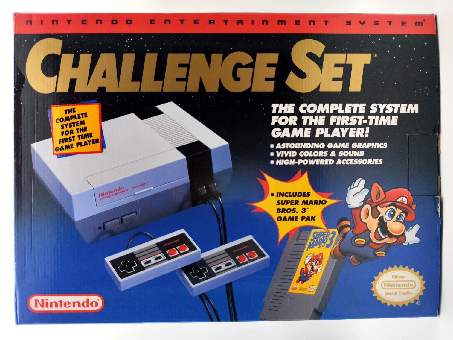 Nintendo Entertainment System NES Mario 3 Challenge Set – NEW Never Played!
