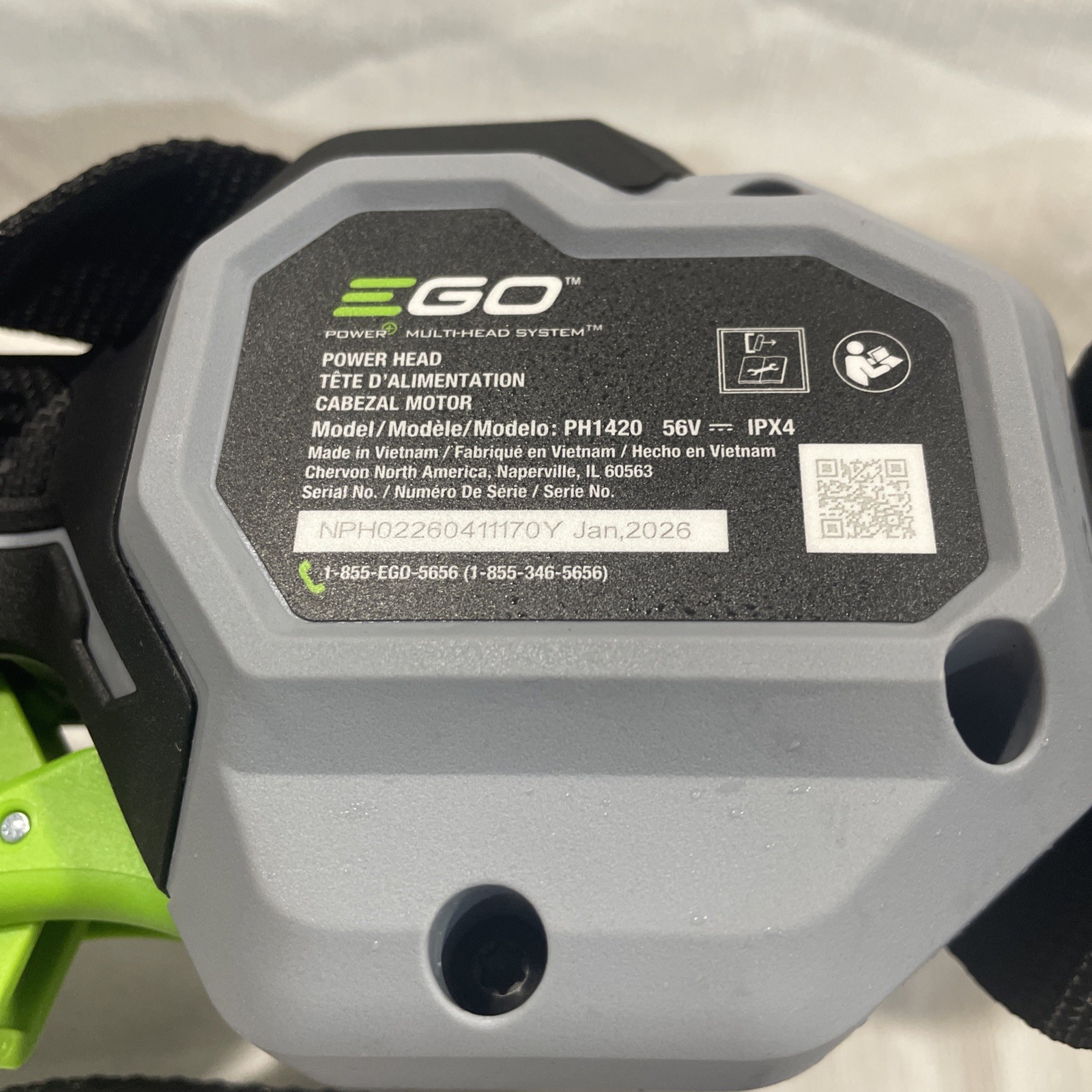EGO PH1420 56-Volt Lithium-Ion Carbon Fiber Shaft Power Head Only
