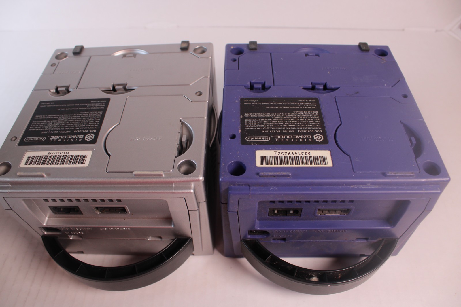 Nintendo Gamecube 3 X DOL-001 / 1 X DOL-101 FOR PARTS CONSOLES LOT