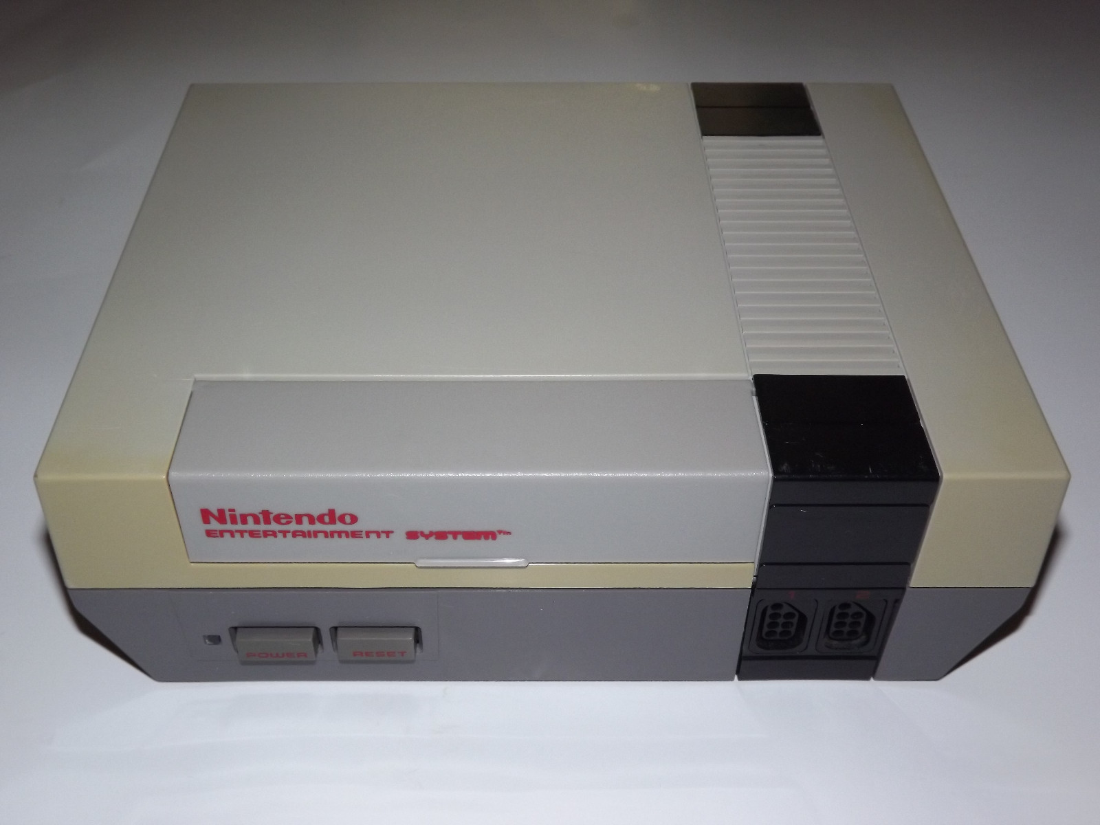Original Nintendo NES System Console, hook ups, New AV to HD Converter