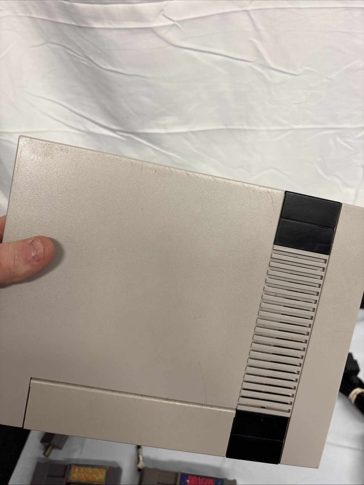 Nintendo NES Bundle With Cables, 3 Games & , 2 Controllers Tested Working READ
