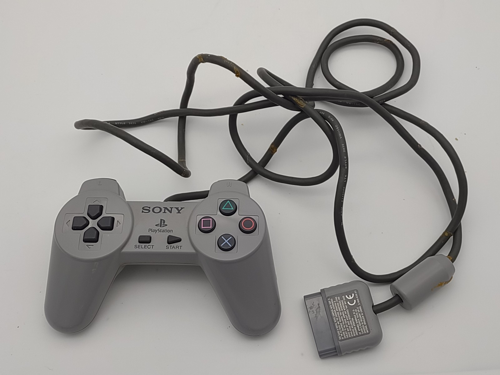 PS1 Sony PlayStation 1 Console System 2 Controllers SCPH-5501 Read Description