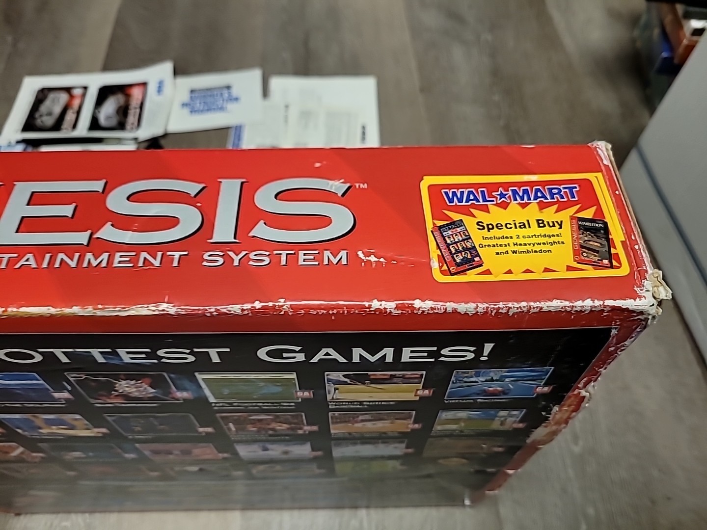 Sega Genesis II Console Boxed Three Controllers Tested Original Box See Pic