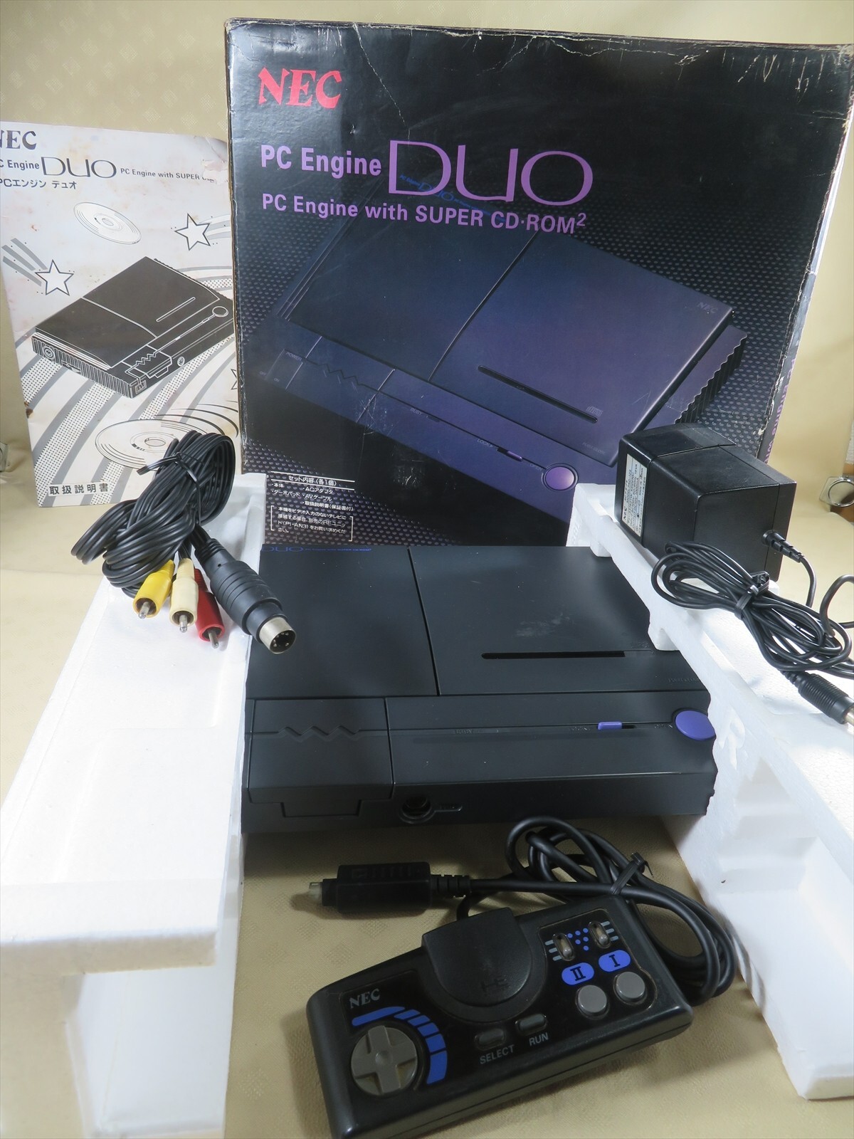 PC engine DUO console NEC Japan model game controller set games ntsc-J Pc-Engine