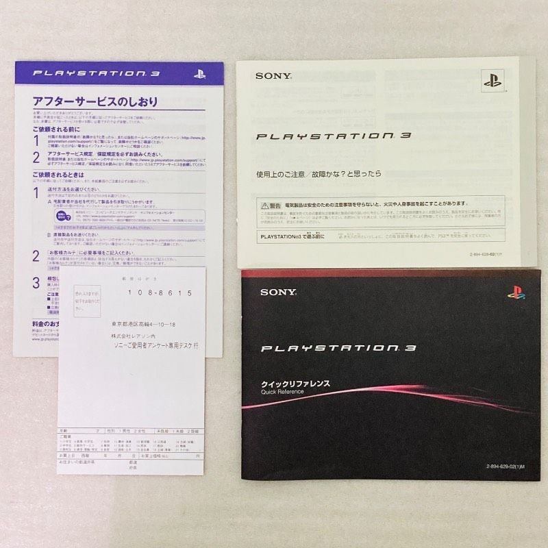 Sony PlayStation 3 PS3 CECHB00 20GB Black Console Boxed Tested PS1 2 3 NTSC-J