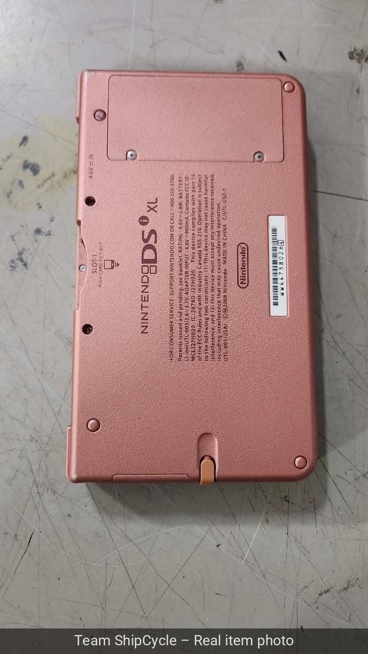 Nintendo DSi XL Metallic Rose In Box Stylus ManualChargerTested Workin G2U