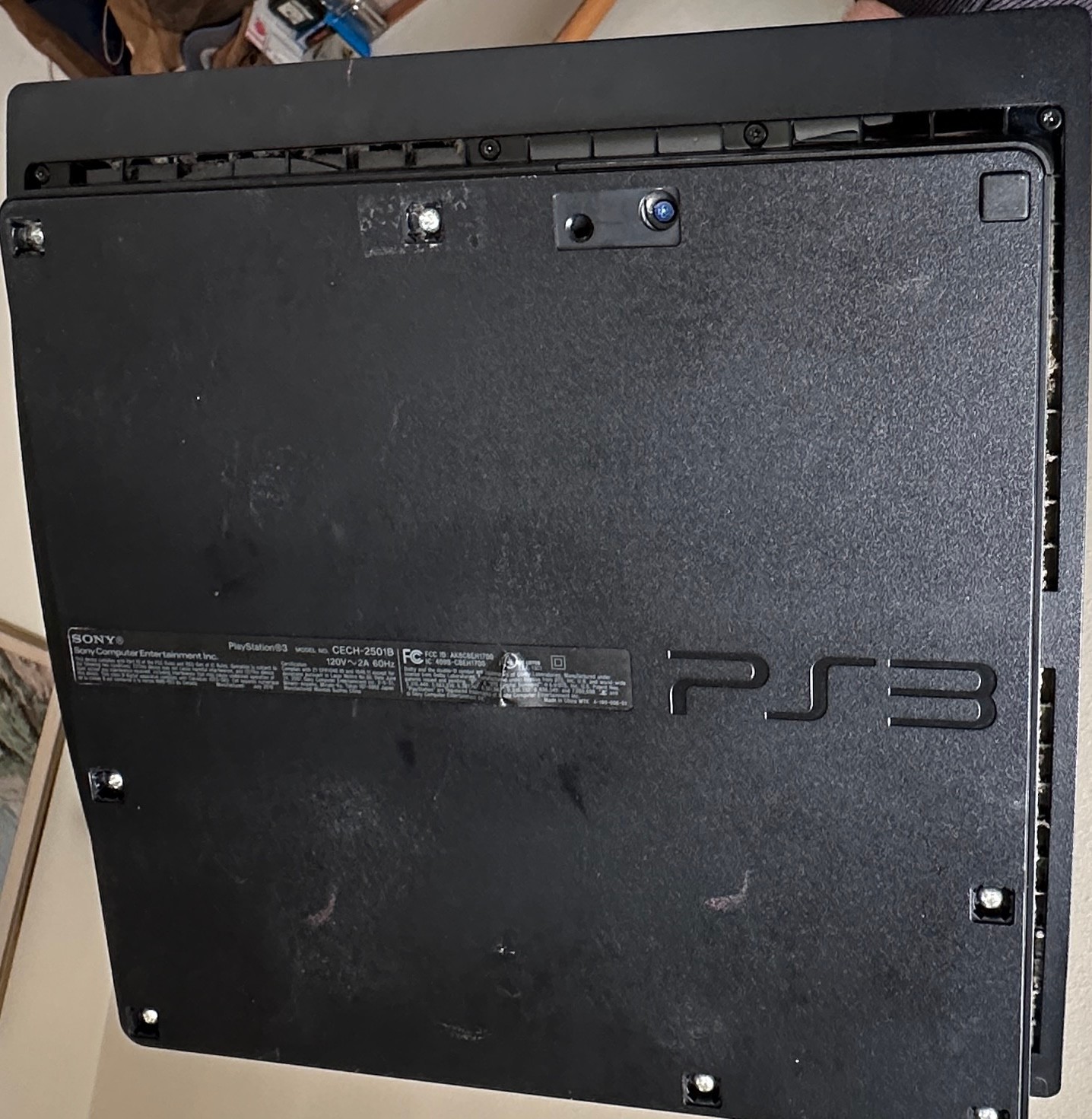 Sony PlayStation 3 Slim PS3 320GB Black Console Gaming Sys. CECH-2501B see Desc.