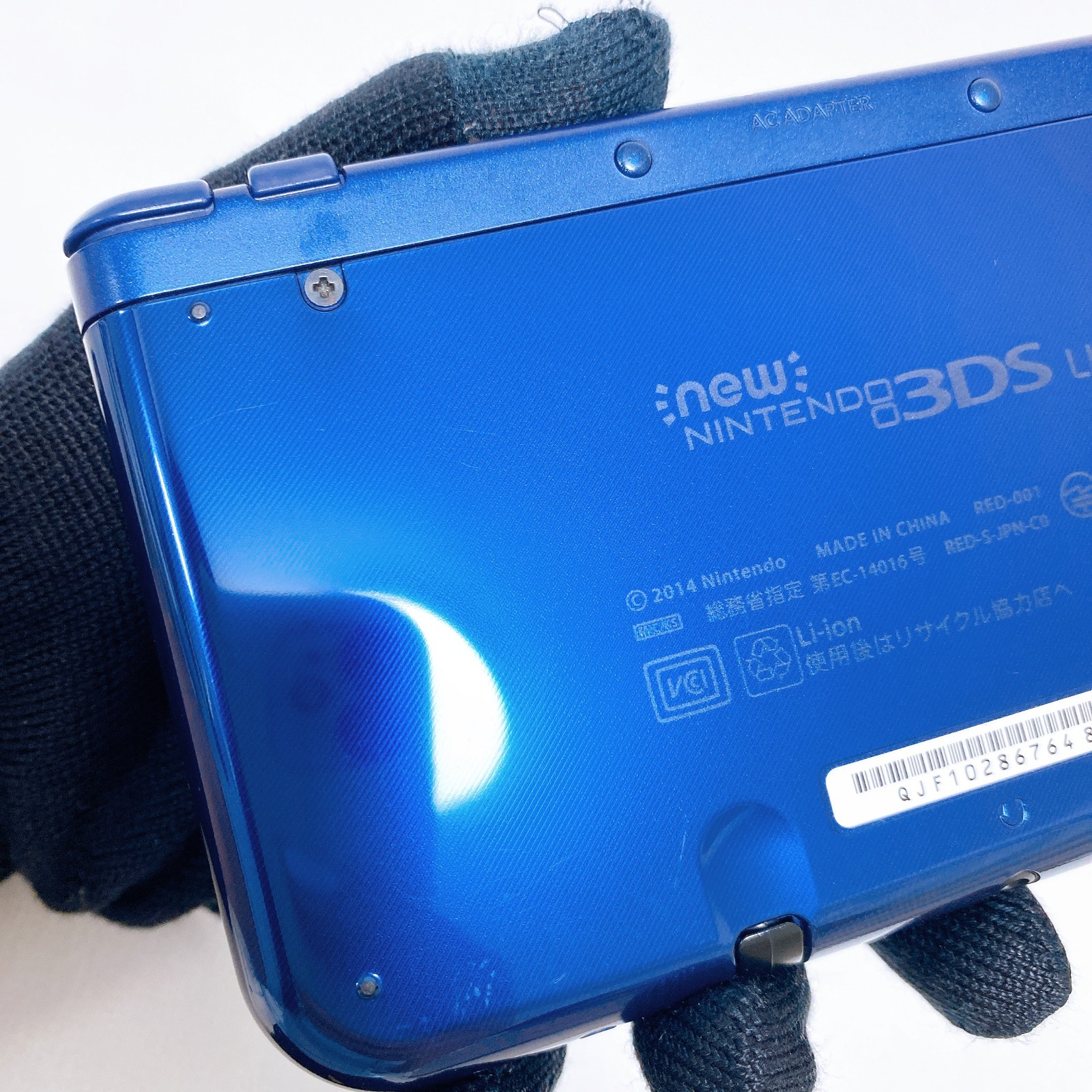 【Top IPS w/Box】New Nintendo 3DS LL XL Metallic Blue Japan Console Tested Rank S