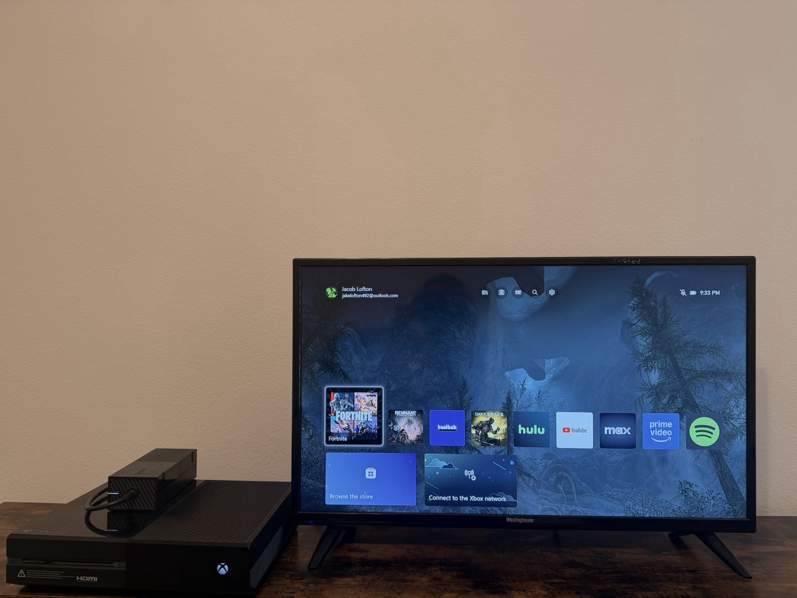Xbox One Console (Model 1540) with Power Supply and HDMI Cord – READ