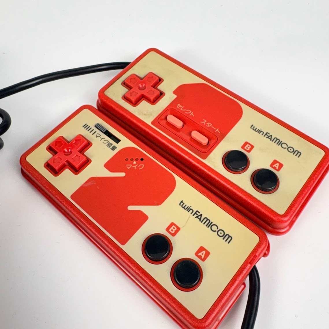 Sharp Twin Famicom AN-500R Console Set Mario Bros 1 3 Yushi no Monsho Disk Japan