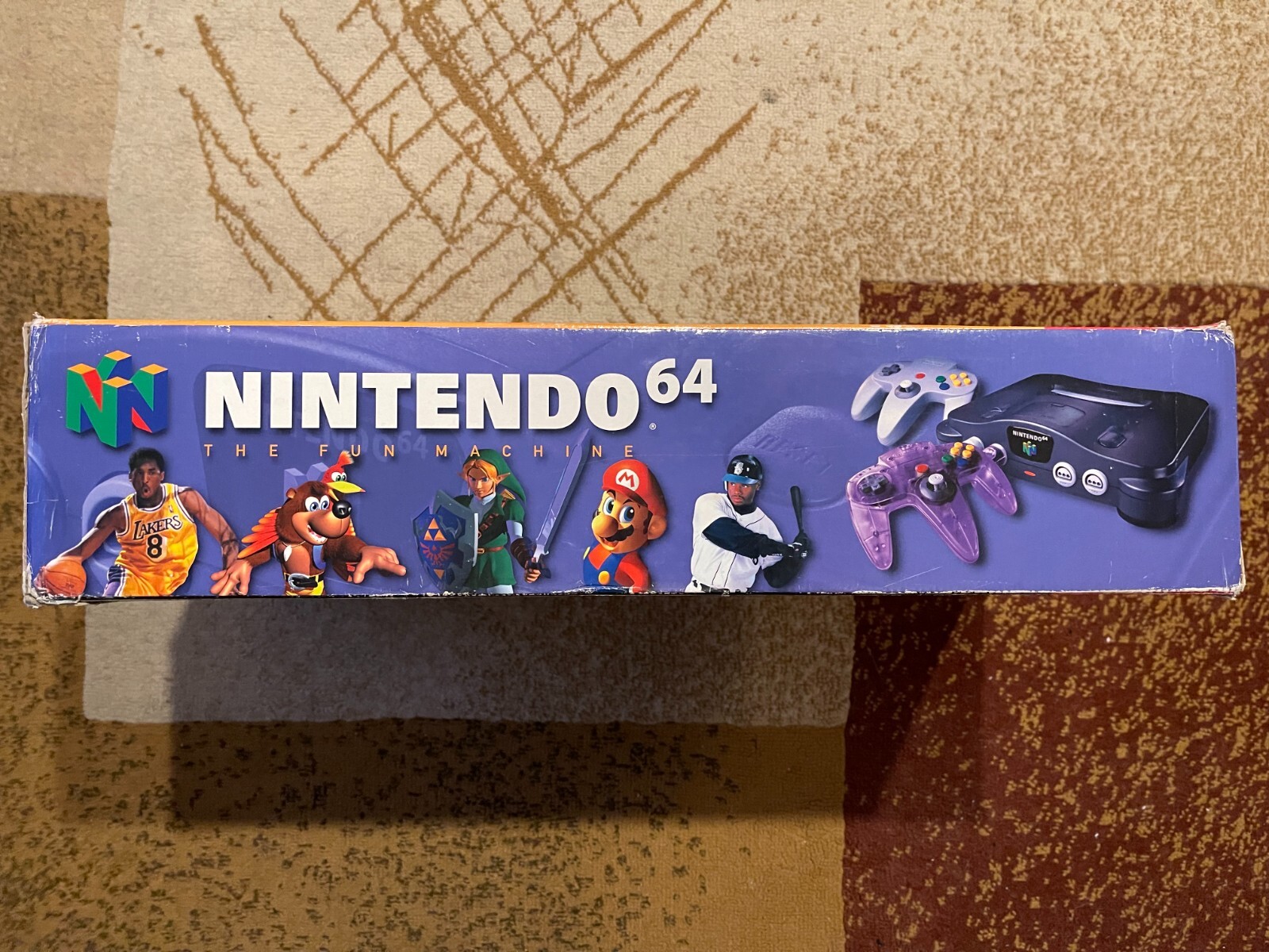 Nintendo 64 Atomic Purple Console -BOX ONLY-