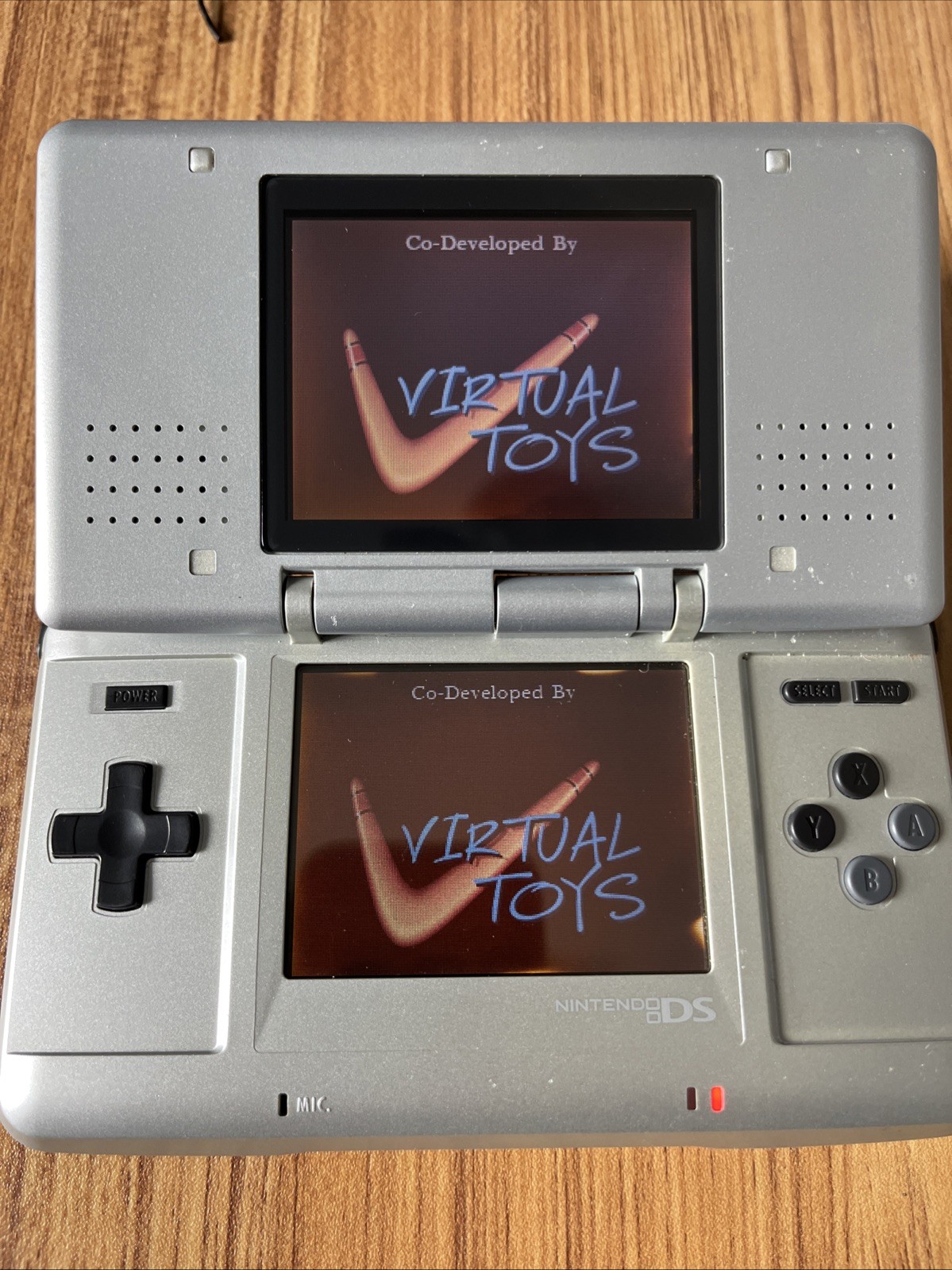 Nintendo DS Original Silver Console Bundle 9 Games Metroid Yoshi Mario 64 AS IS