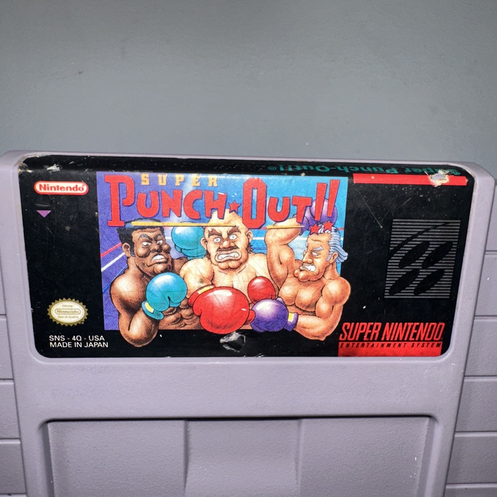 Super Nintendo SNES Super Punch-Out!! Authentic Game Cartridge Tested Working