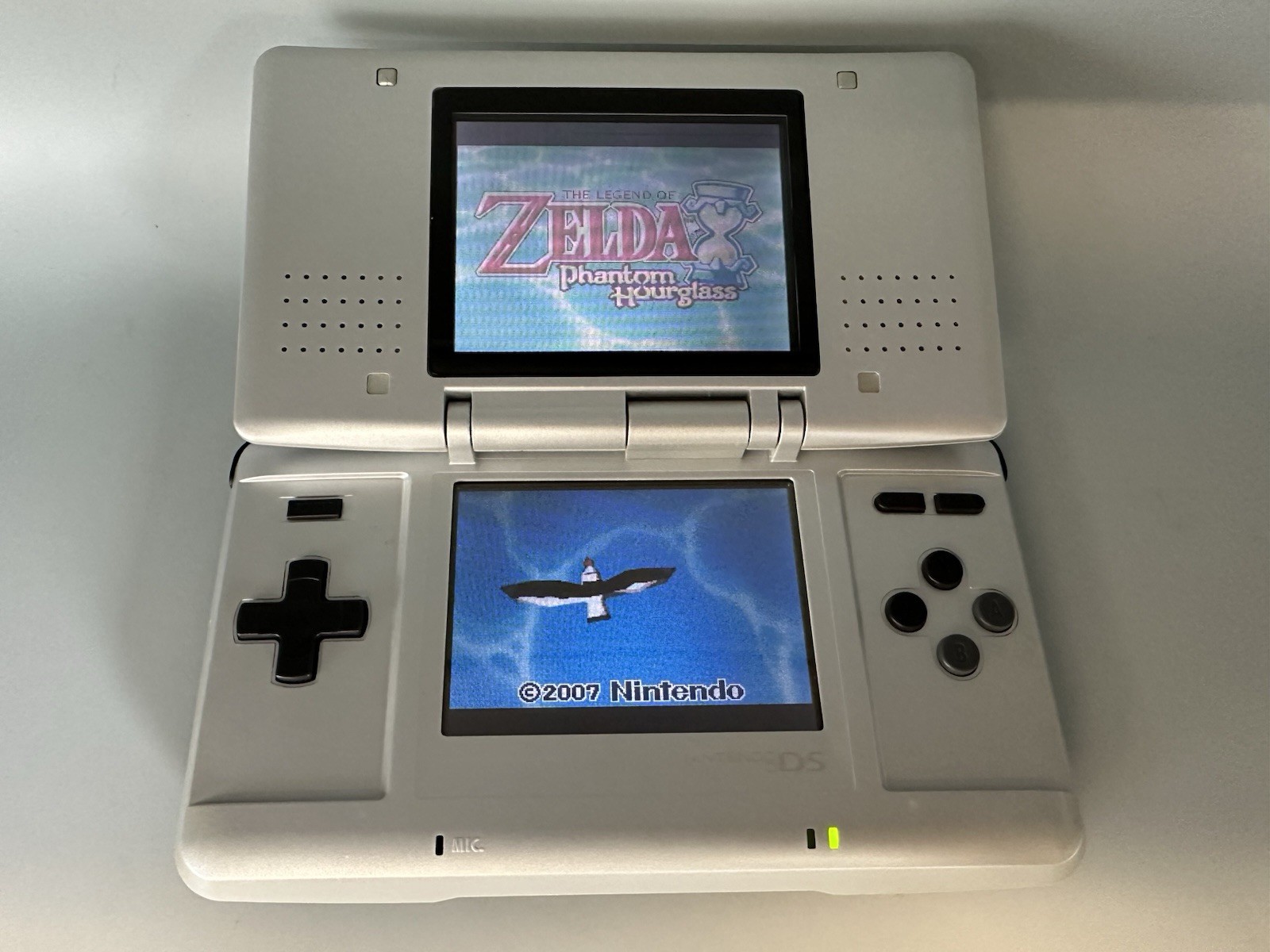 Nintendo DS Original Console NTR-001 Titanium Silver w/ charger – Working (READ)