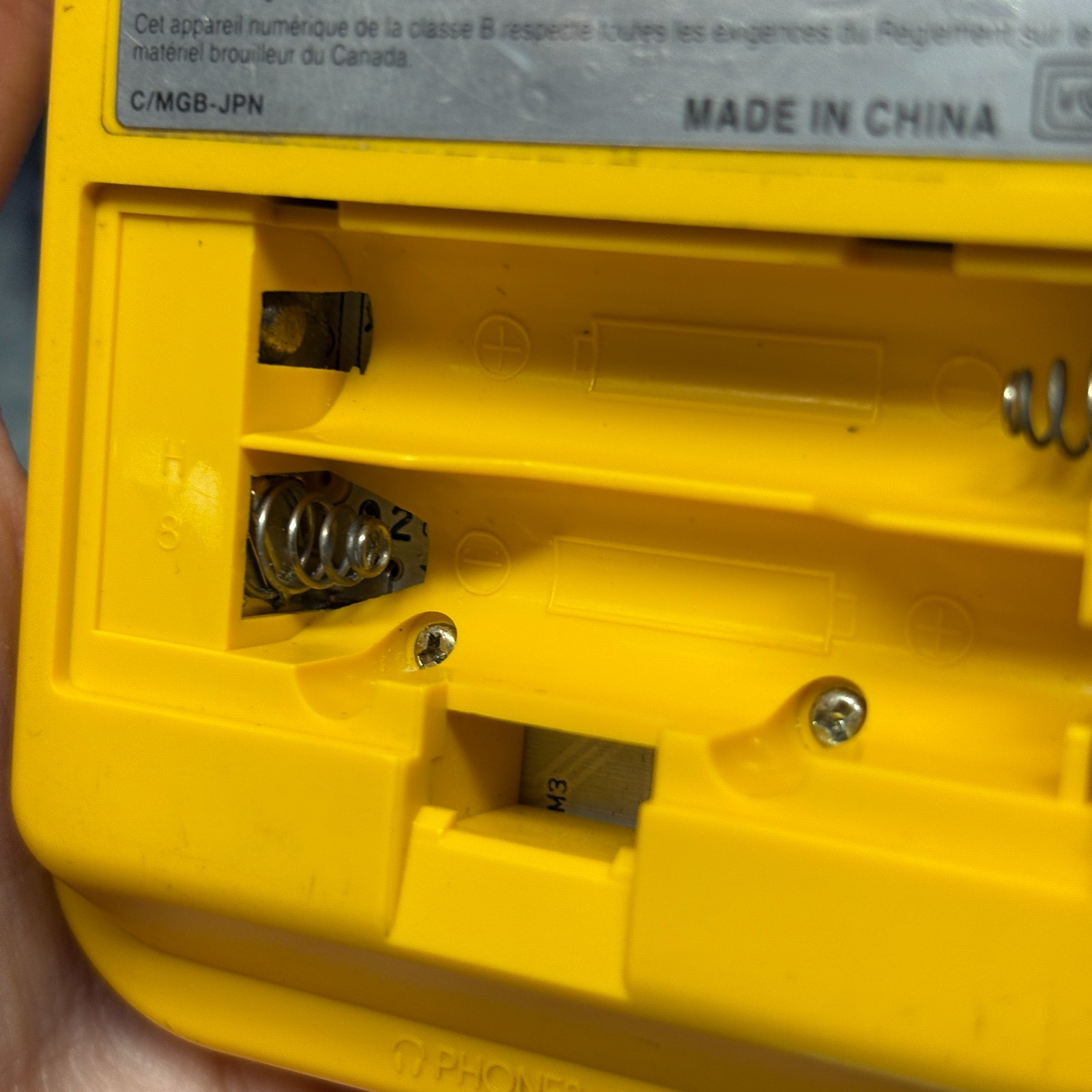 Nintendo Game Boy Pocket MGB-001 Yellow 100% OEM Tested Working Case Cord Light