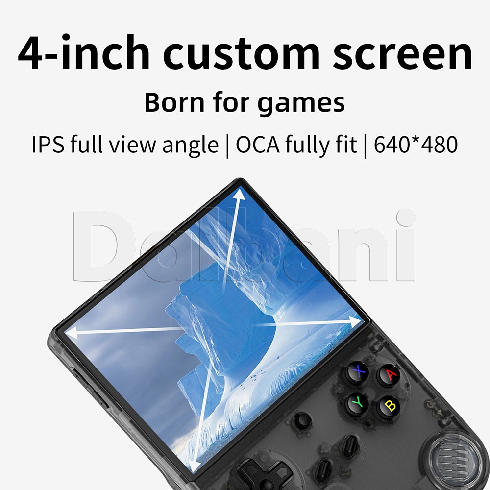 RG 40XXV Black 4.0′ IPS handheld Game Console Linux 64-Bit 64G 5K Games