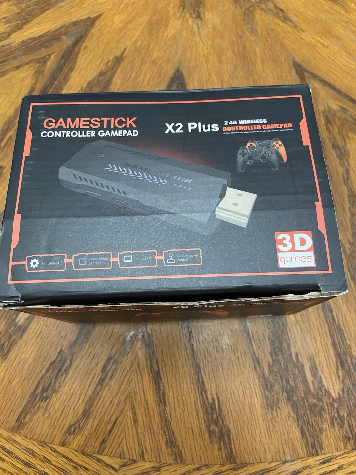 GameStick X2 Plus 4K UHD 64GB HDMI Wi-Fi 2.4G Wireless w/ 2 Controllers