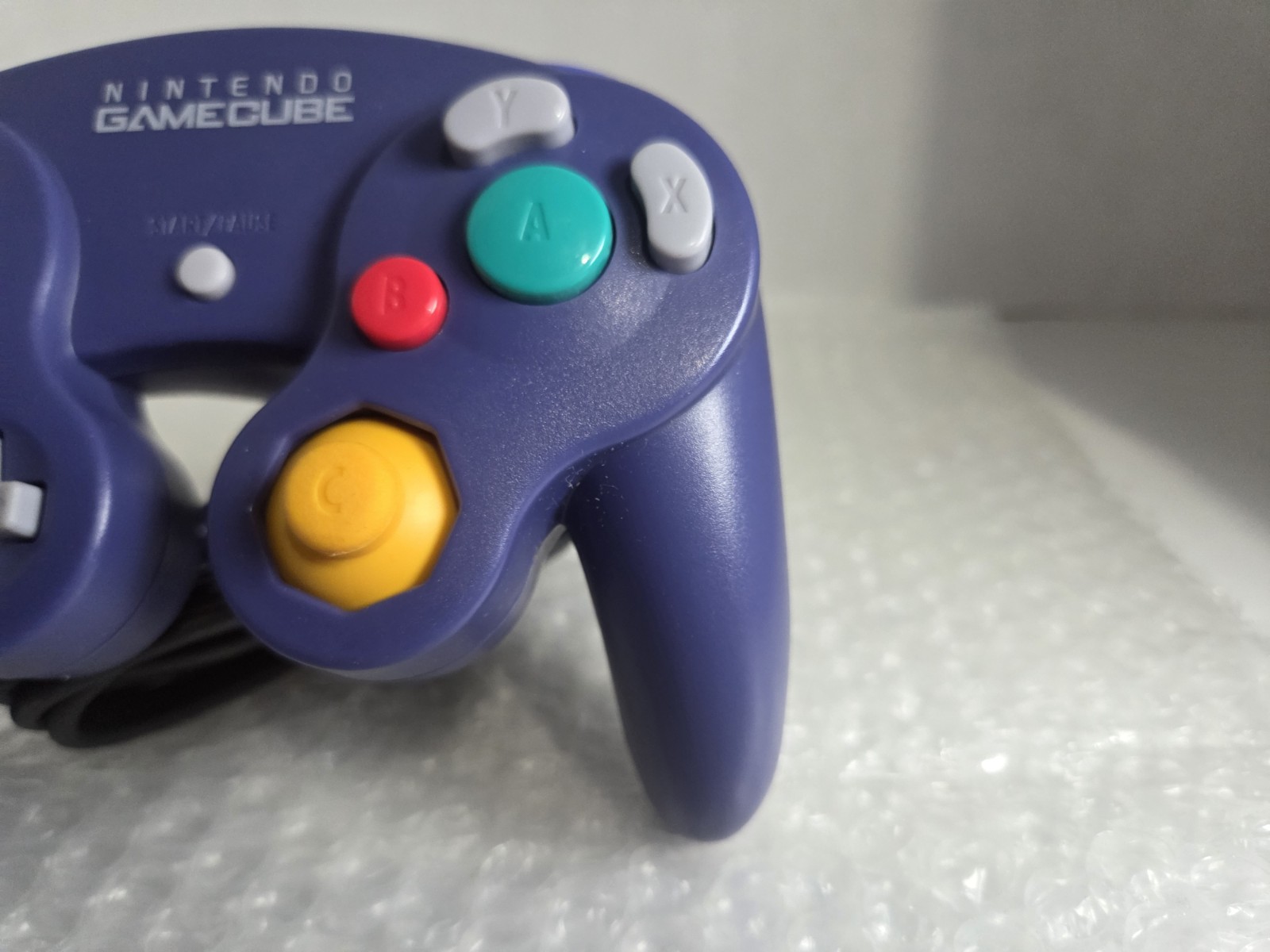 Nintendo GameCube Indigo Console Controller & Cords Bundle New Battery Sticks OE
