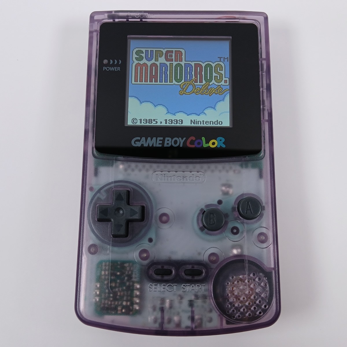 Nintendo Game Boy Color Console Clear Atomic Purple – Professionally Refurbished