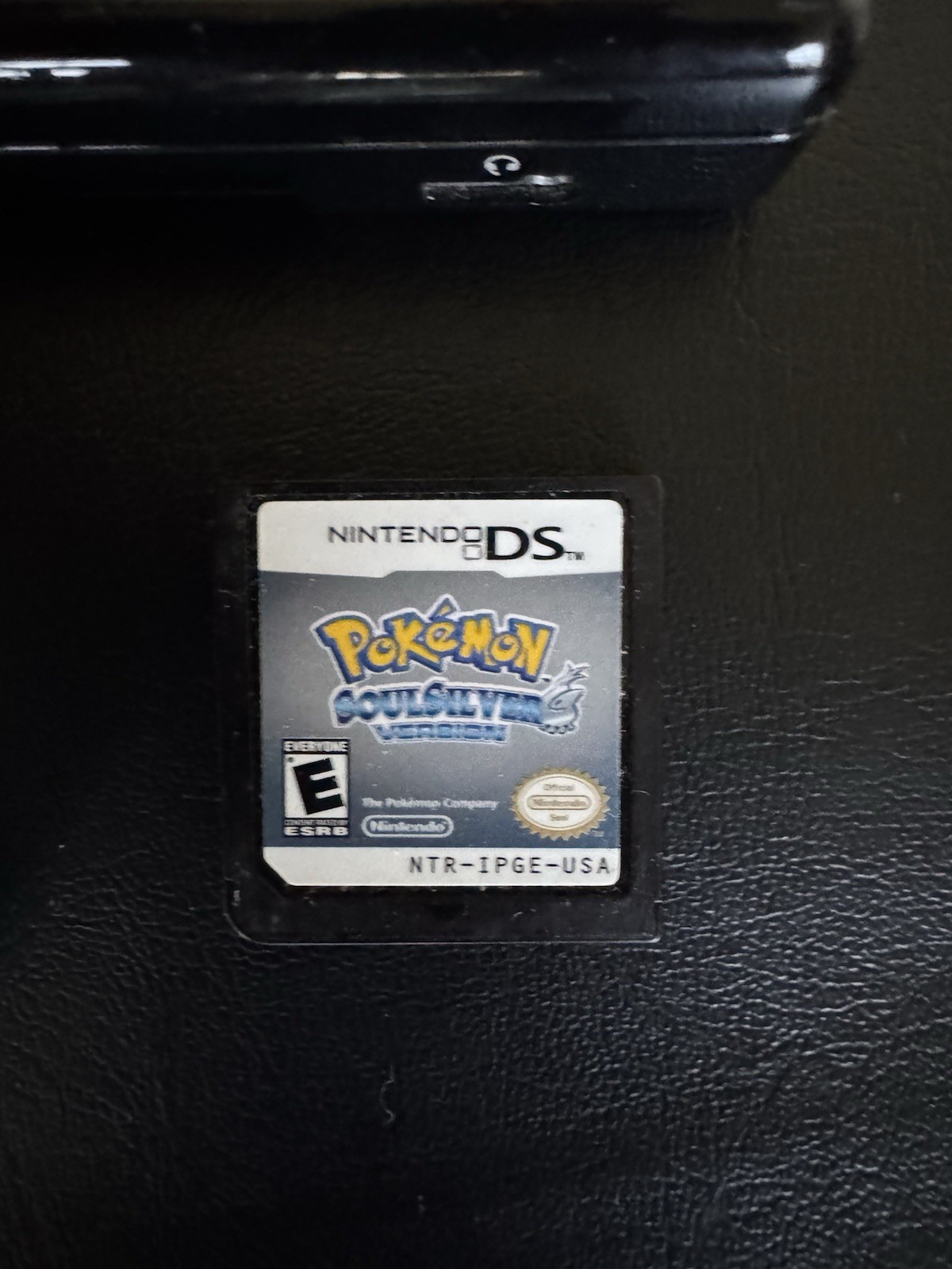 Nintendo DS Lite Handheld System – Black w/Stylus, Charger, & Pokemon SoulSilver