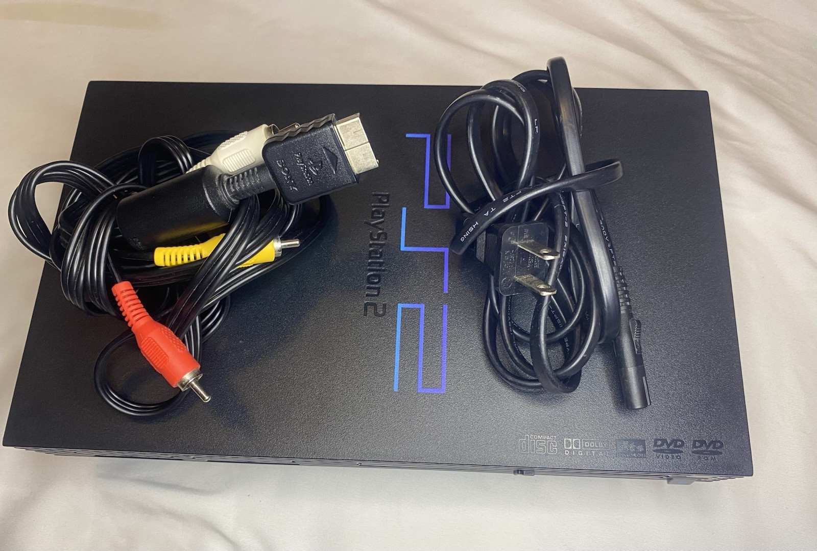 Sony PlayStation 2 Console/ Av and Power Cable