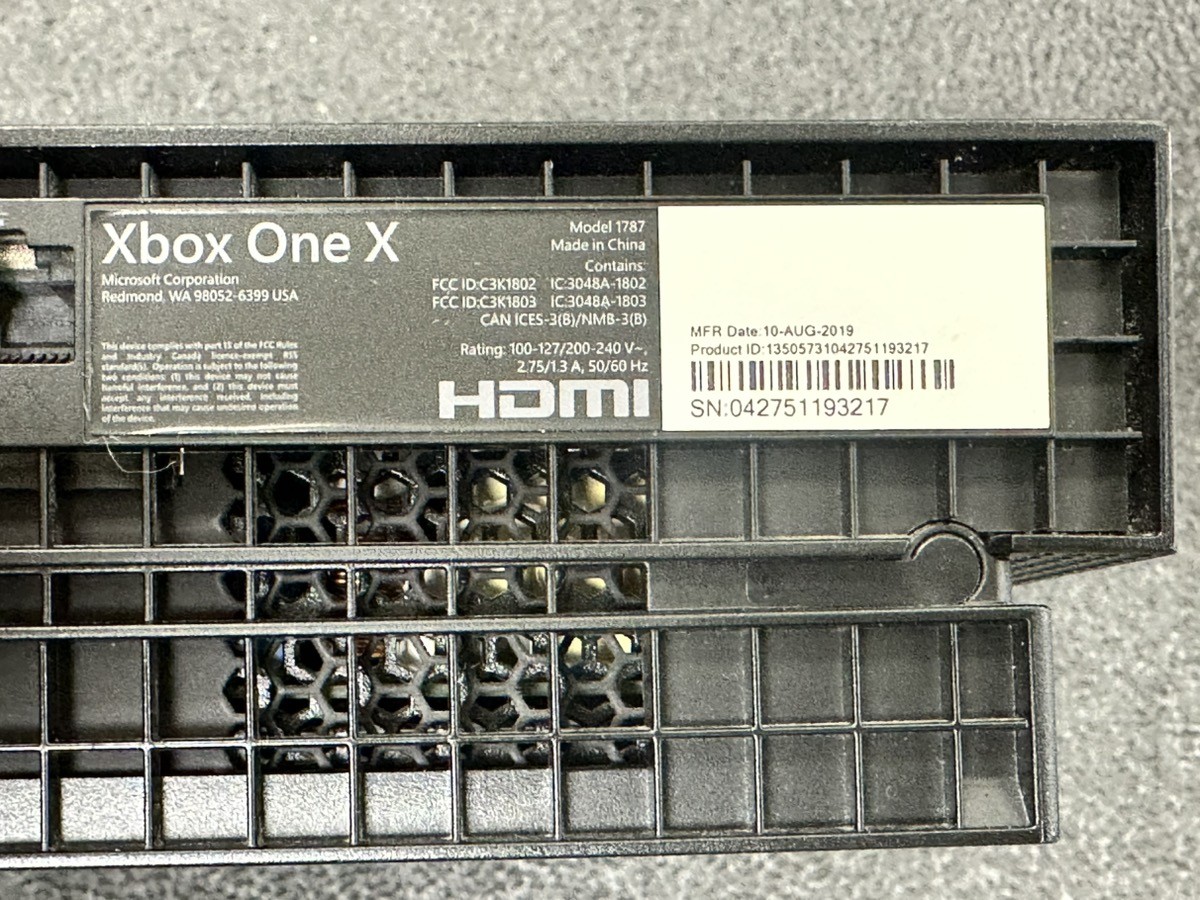 Microsoft Xbox One X 1TB Console – Black – 1787 (PD1124827)