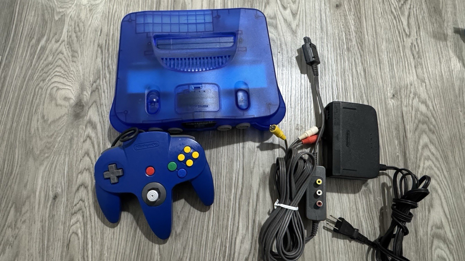 Nintendo 64 Midnight Blue Console system N64
