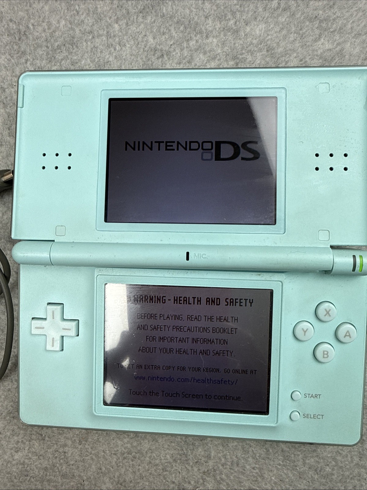 Nintendo DS Lite Console with Charger – Ice Blue
