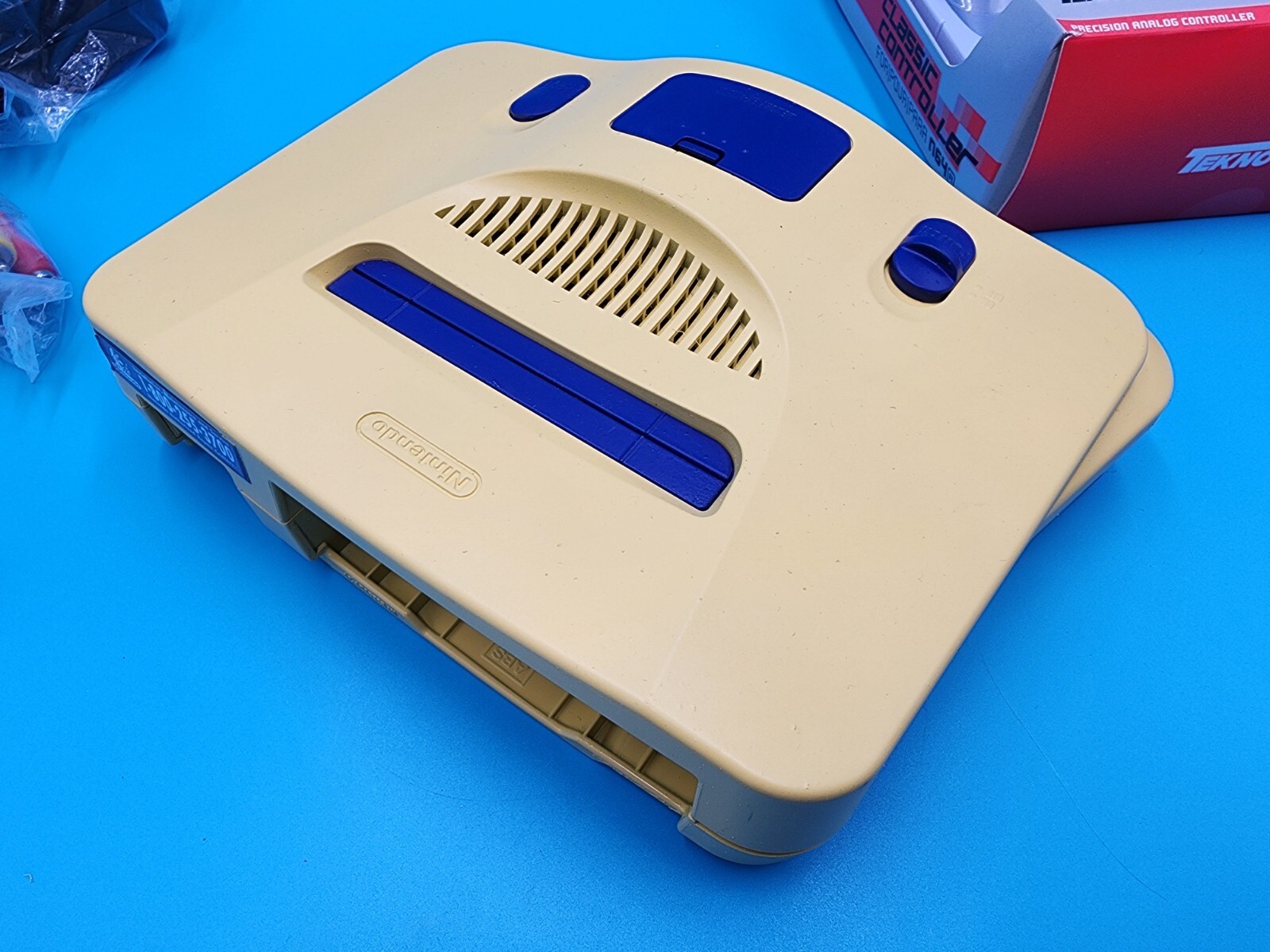Custom HDMI Pokemon Yellow Nintendo 64 N64 US Console Bundle Controller Power
