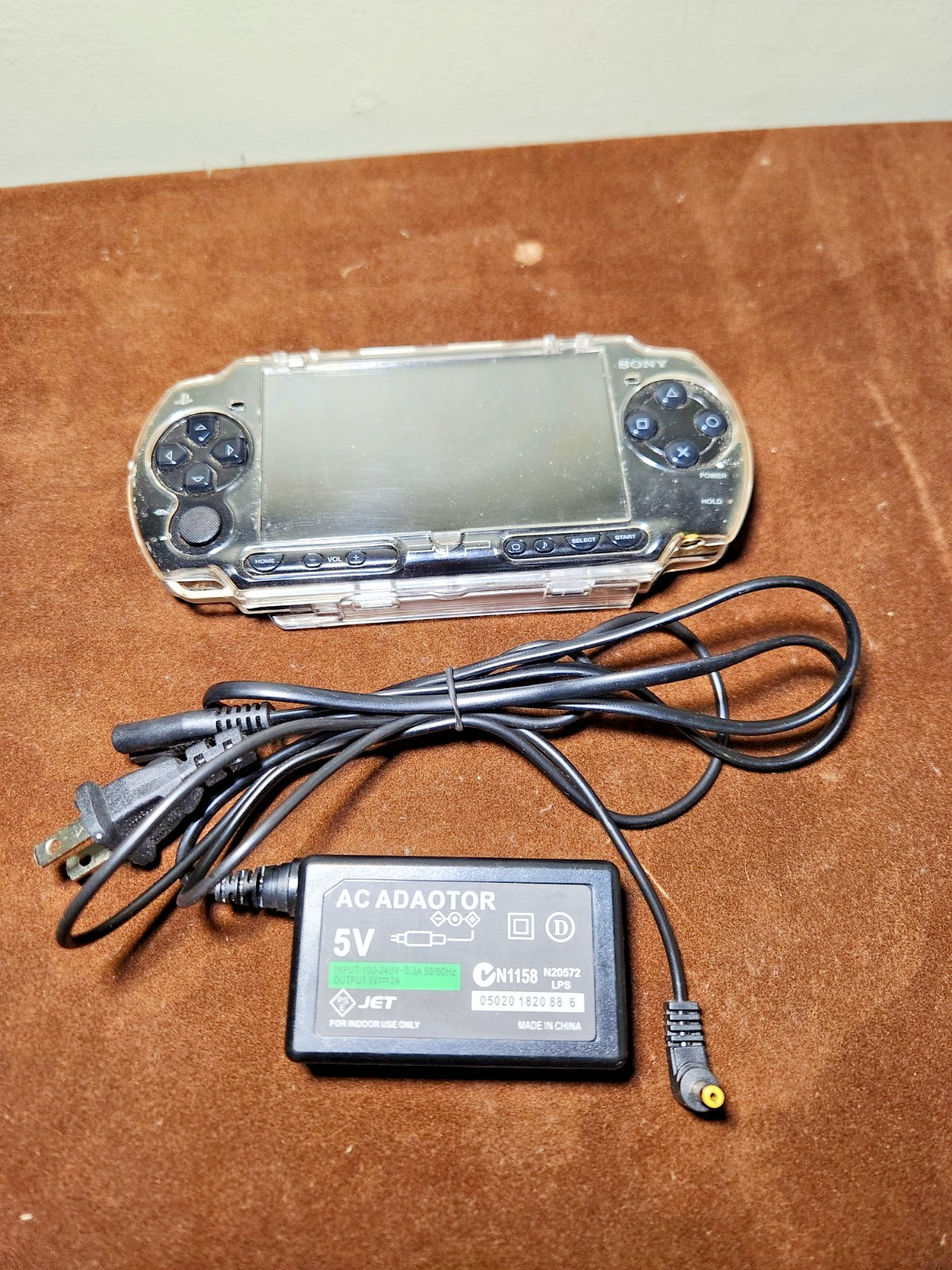 Sony PSP 2000 Black Console, Battery & Charger, 16GB SD w/ Memory Stick adapter