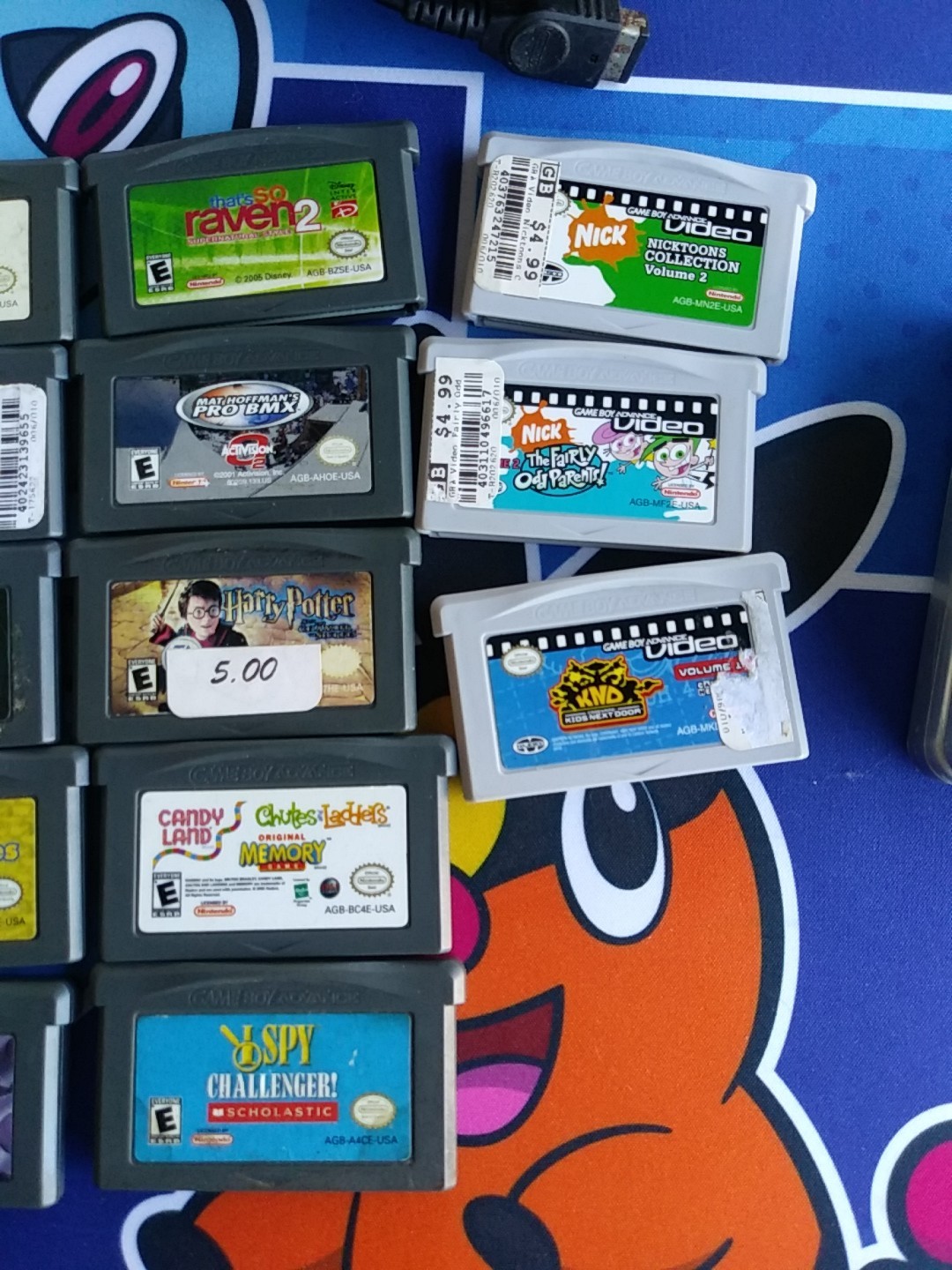 Nintendo Game Boy Advance SP Handheld System – Silver Bundle