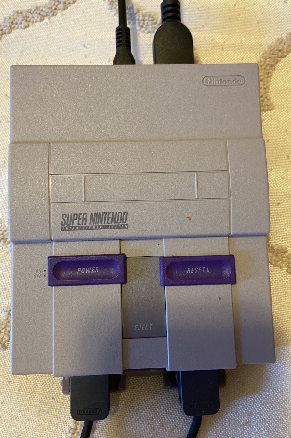 Super Nintendo SNES CLV-201 Console Control Deck