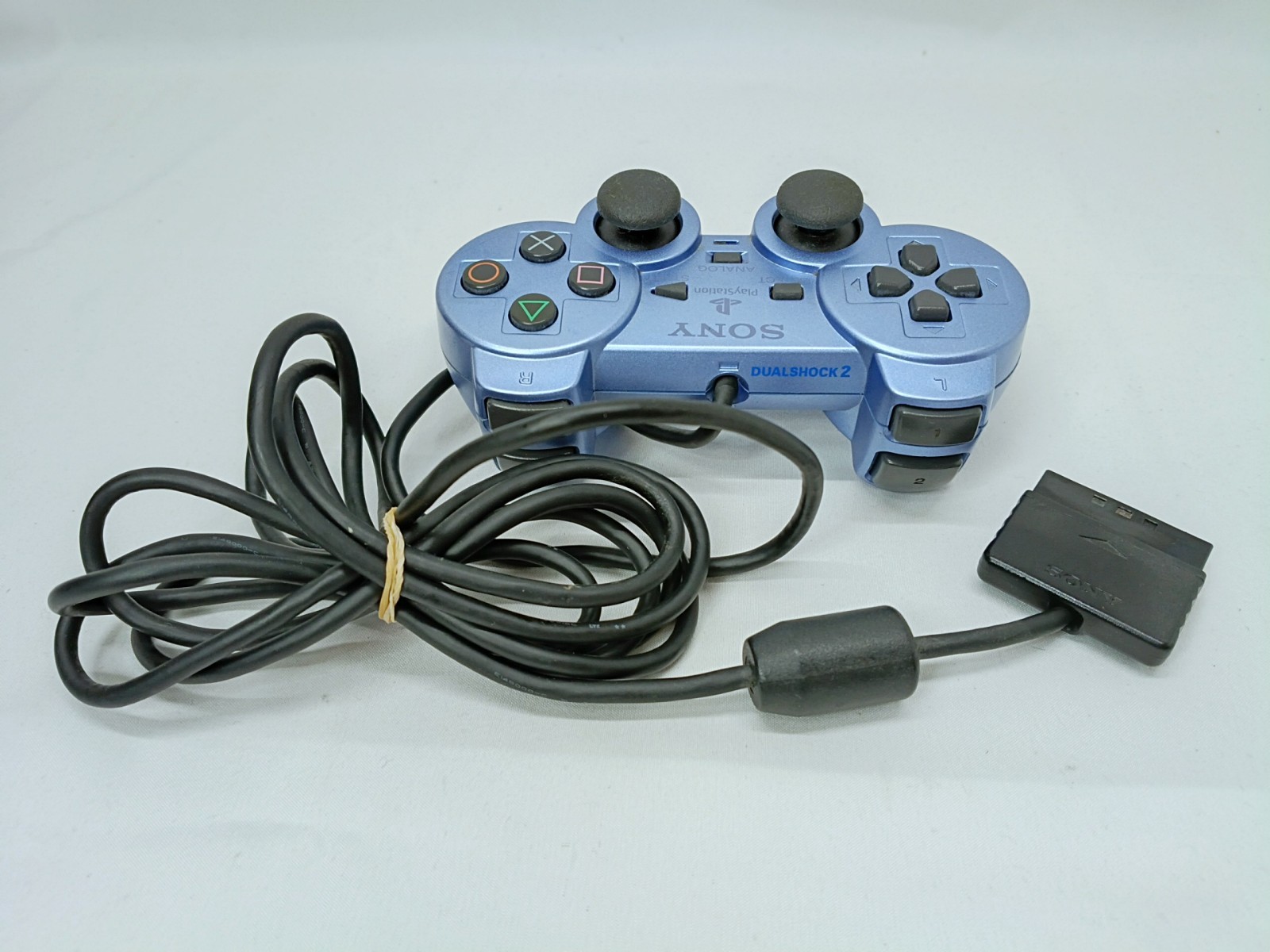 PS2 Aqua Blue Console Controller set Playstation2 Sony NTSC-J Japan Tested