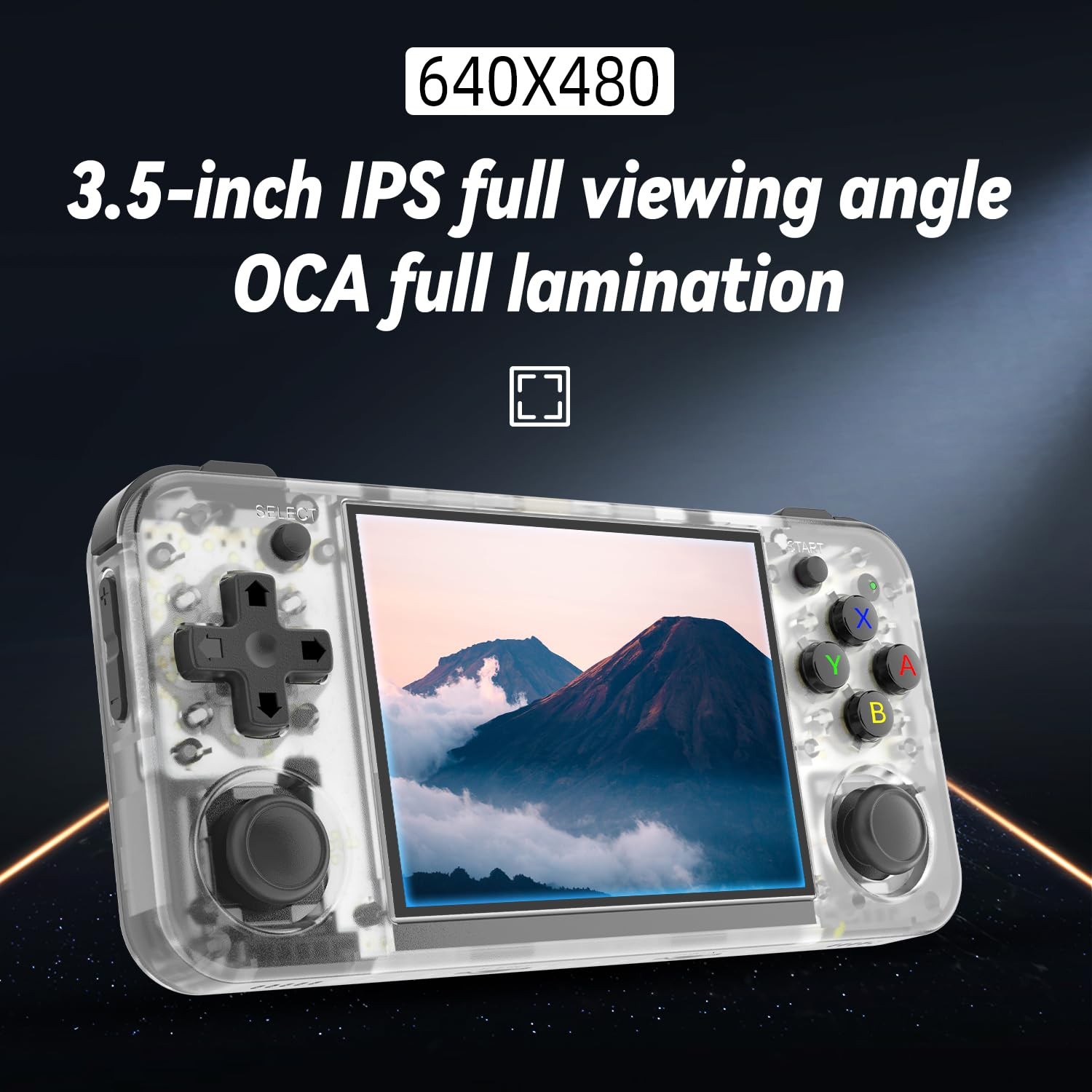 RG35XX H Game Console,3.5 Inch IPS Screen Built-in 64GB+128GB TF Card,with 33…