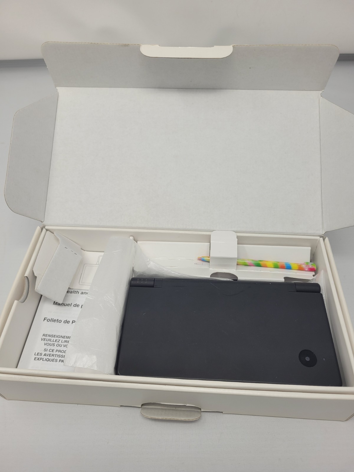 Nintendo DSi Black Handheld Console System CIB Tested Works, Original Box