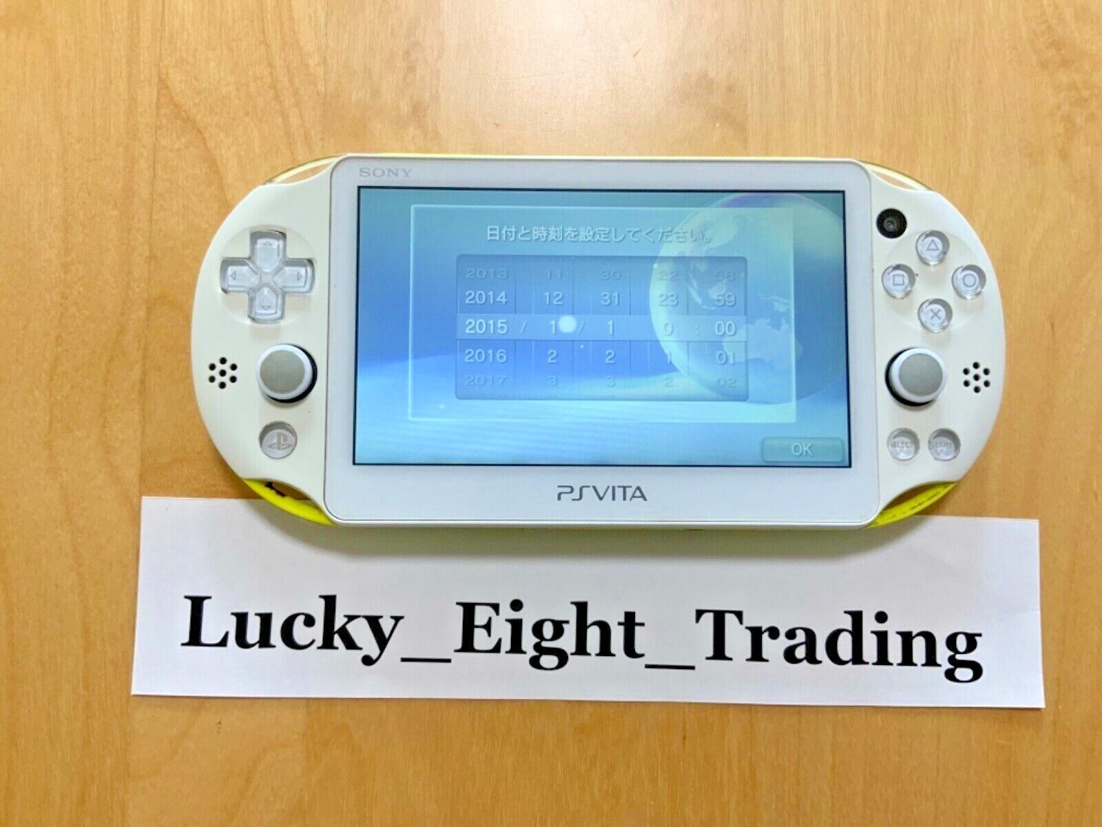 PS Vita Lime Green White PCH 2000 ZA13 Console Charger Box PSV Slim [BX]