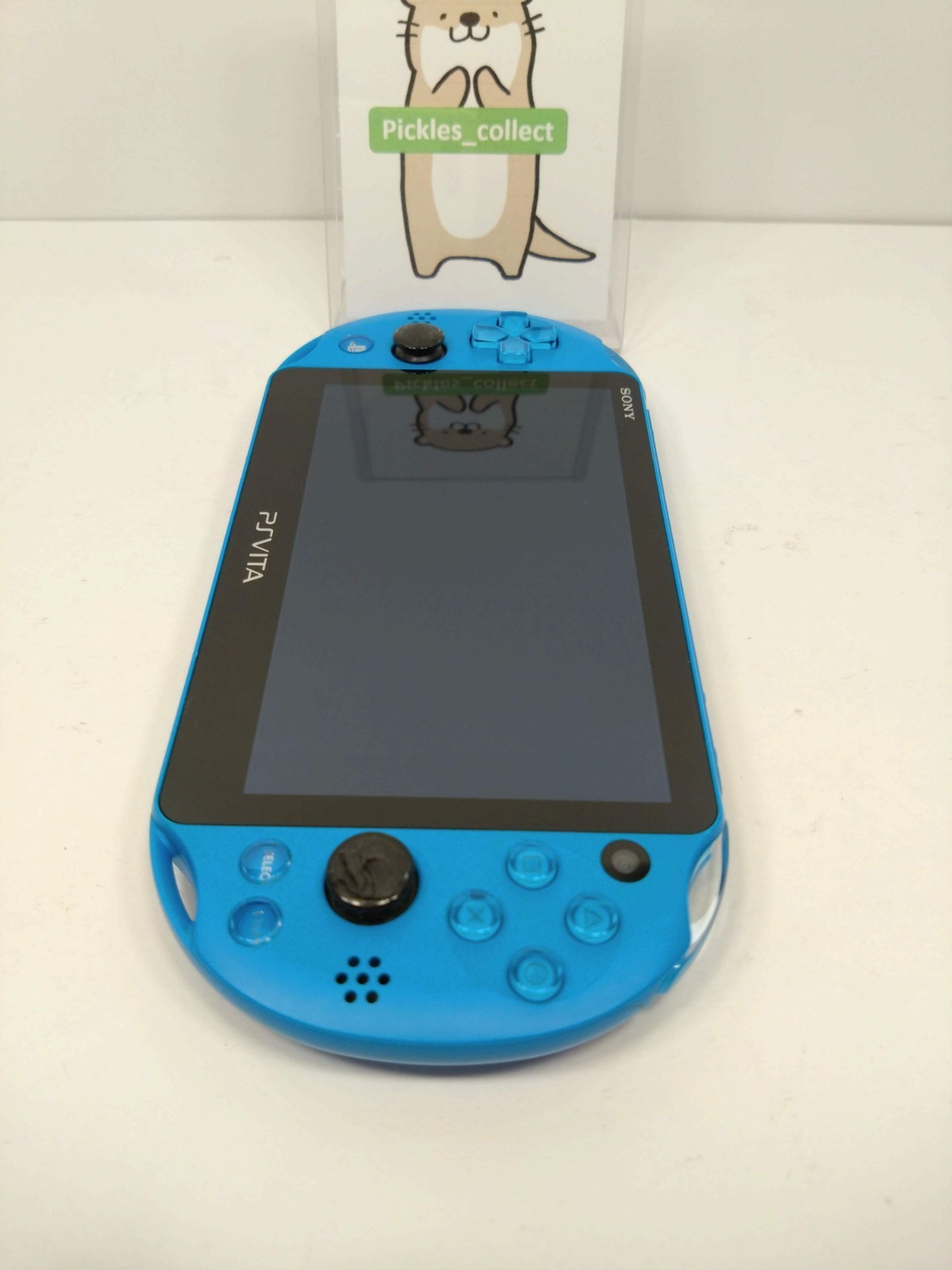 Sony PS Vita Aqua Blue PCH-2000 ZA23 Console only Wi-Fi PSV Slim Tested 0528K