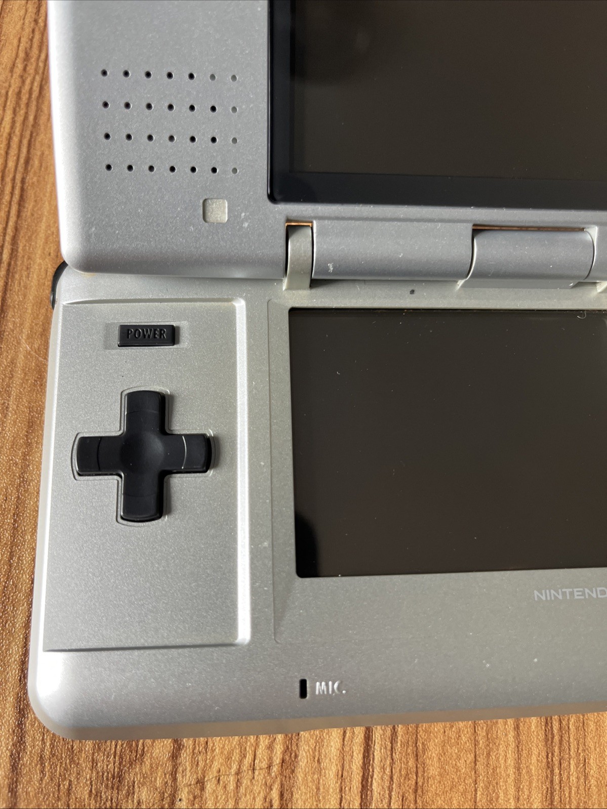 Nintendo DS Original Silver Console Bundle 9 Games Metroid Yoshi Mario 64 AS IS