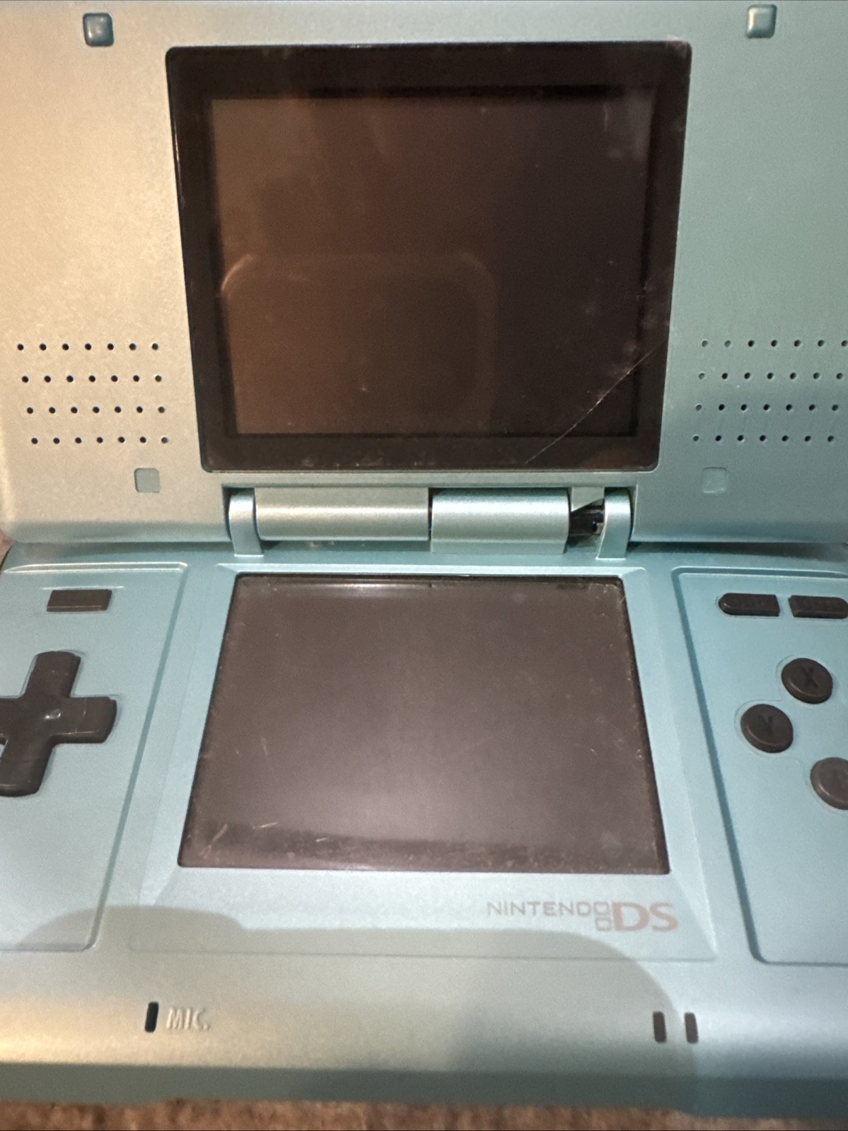 Nintendo DS Console Turquoise Blue Complete in Box Tested Japan Import