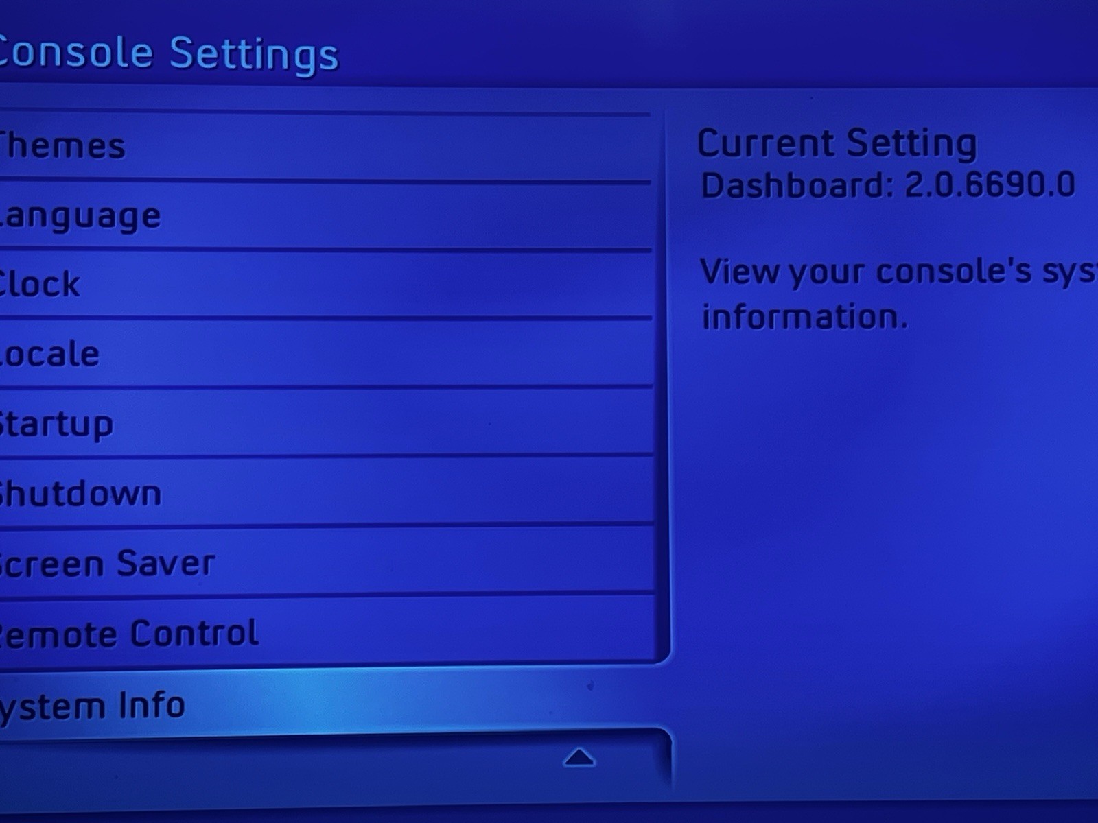 Xbox 360 Console Blades Dashboard 2.0.6690.0 Rare Genuine Console Only