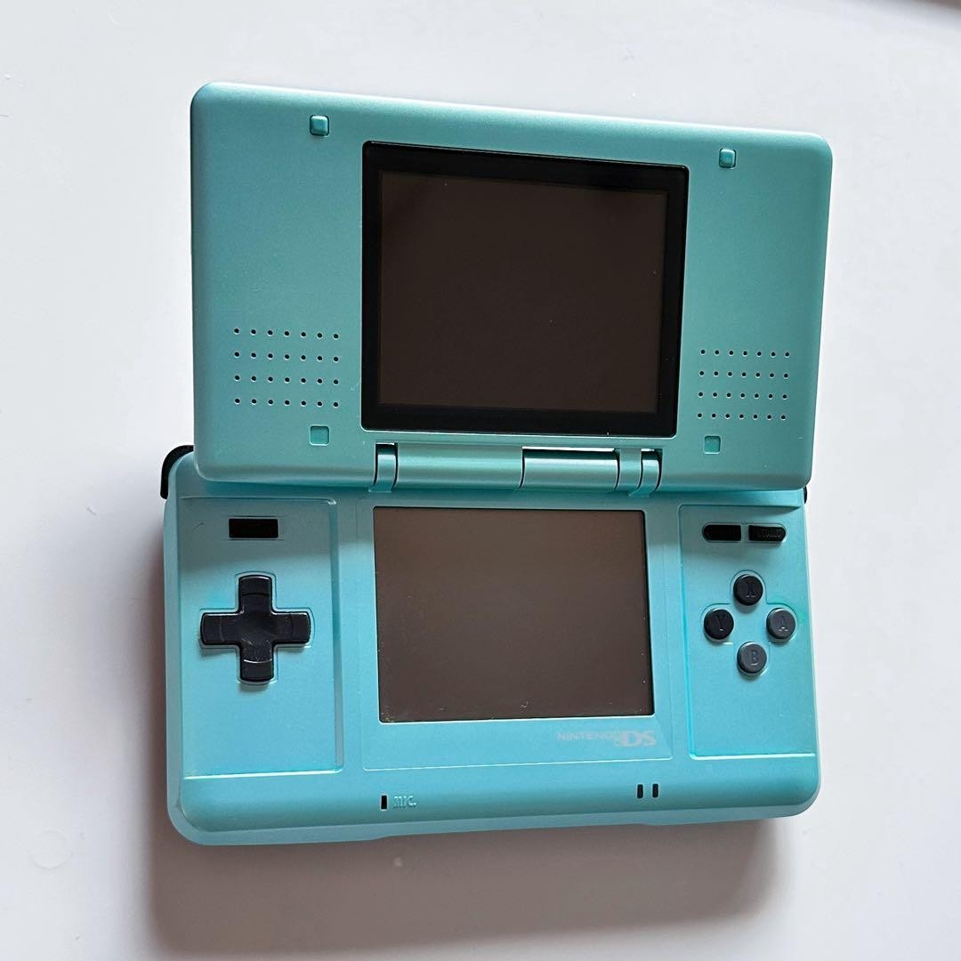 Nintendo DS Original DS Console Turquoise Blue Working Condition Charger Confirm