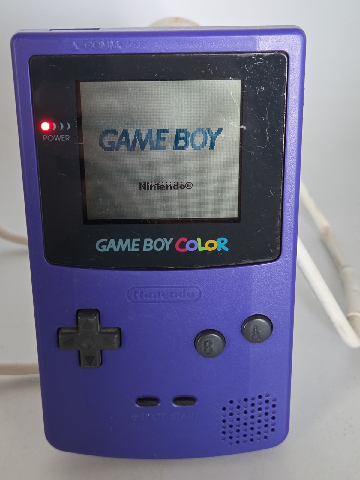 Parts Repair Nintendo Game Boy Color Grape Handheld System and Ultimate BMX Game
