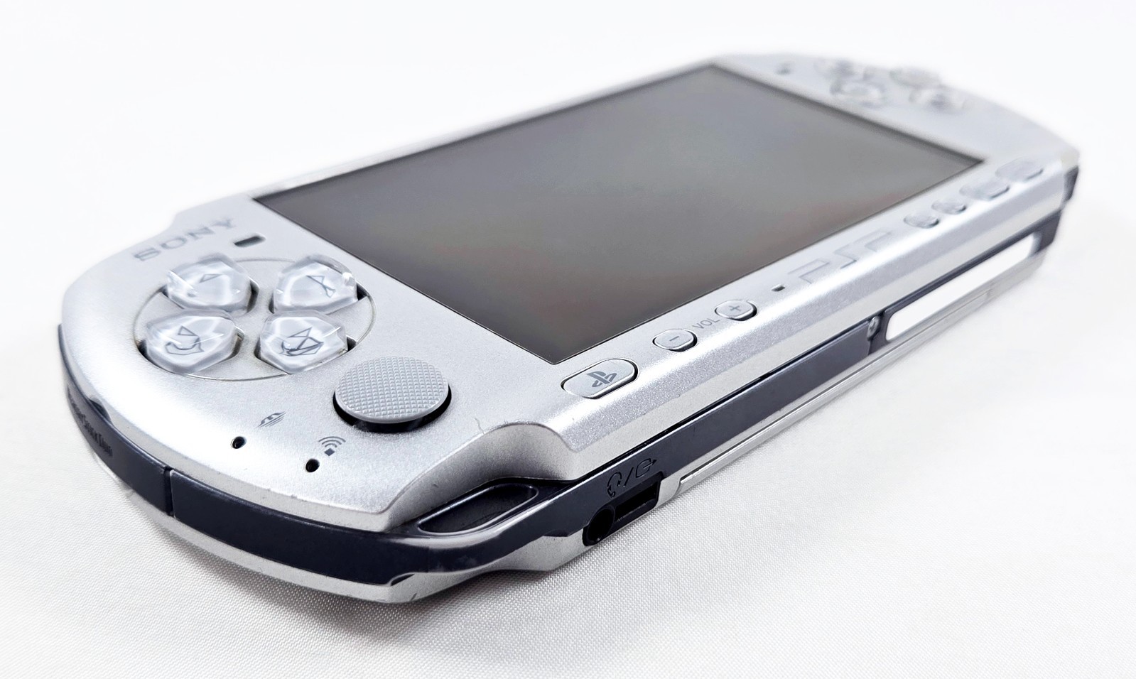 PSP 3000 MYSTIC SILVER CONSOLE Authentic Sony Japan Region Free Tested