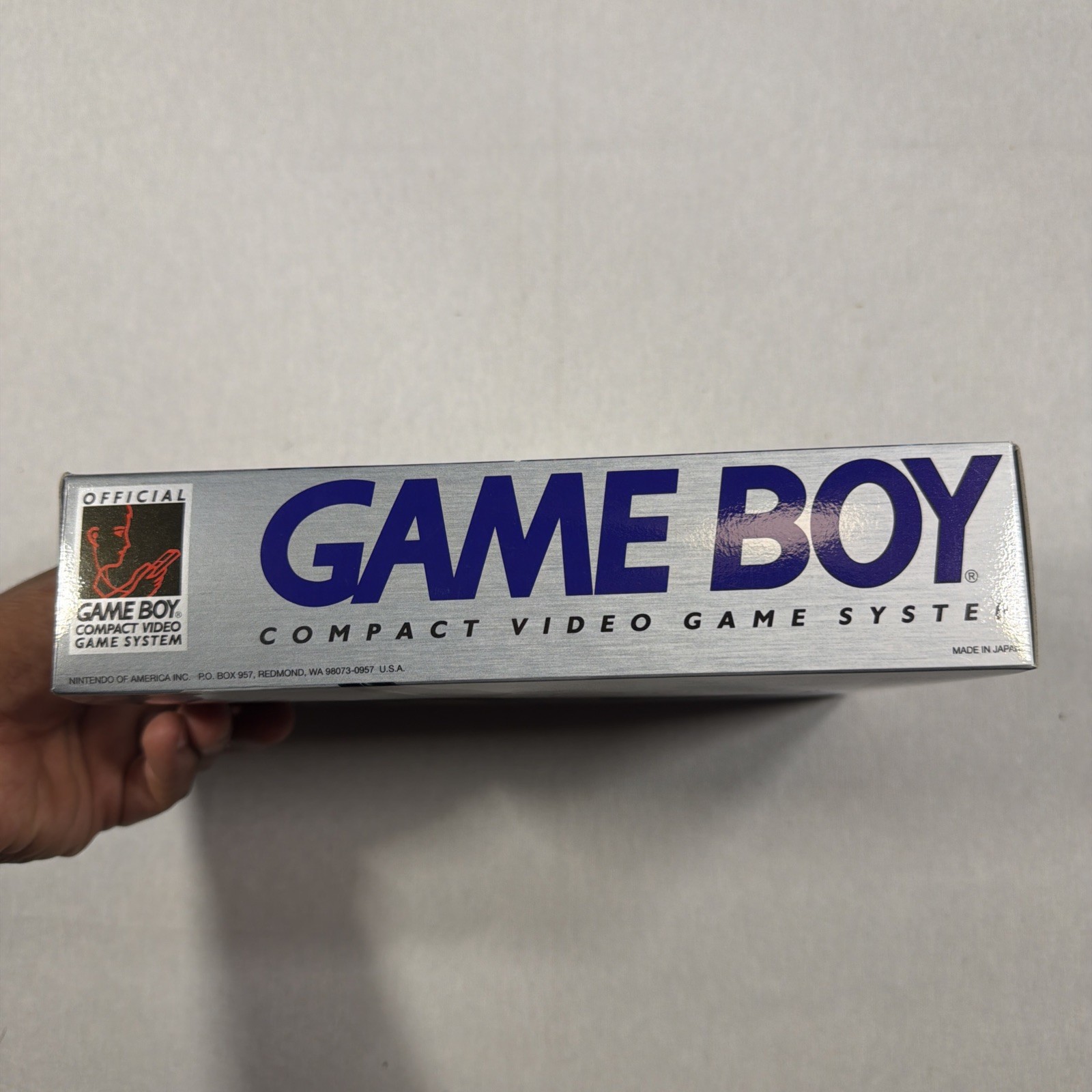 1989 Nintendo Game Boy Launch Edition Handheld System Gray In Box