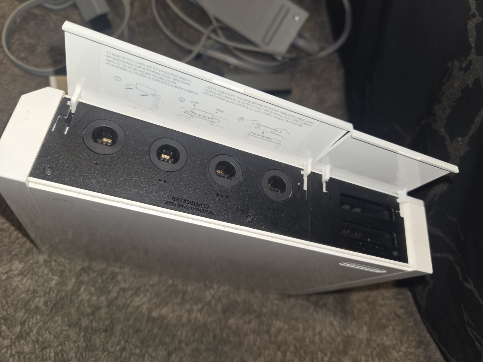Nintendo Wii White Video Game Console (RVL-001) Bundle no Controller All Oem