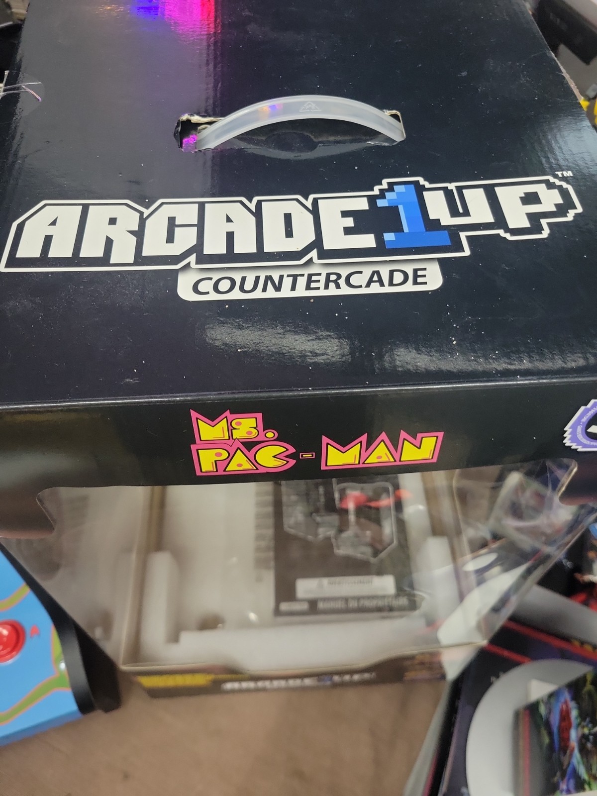 Arcade1Up Ms. Pacman/Galaga 81 Countercade Arcade – MSP-C-23810 Open Box Tested