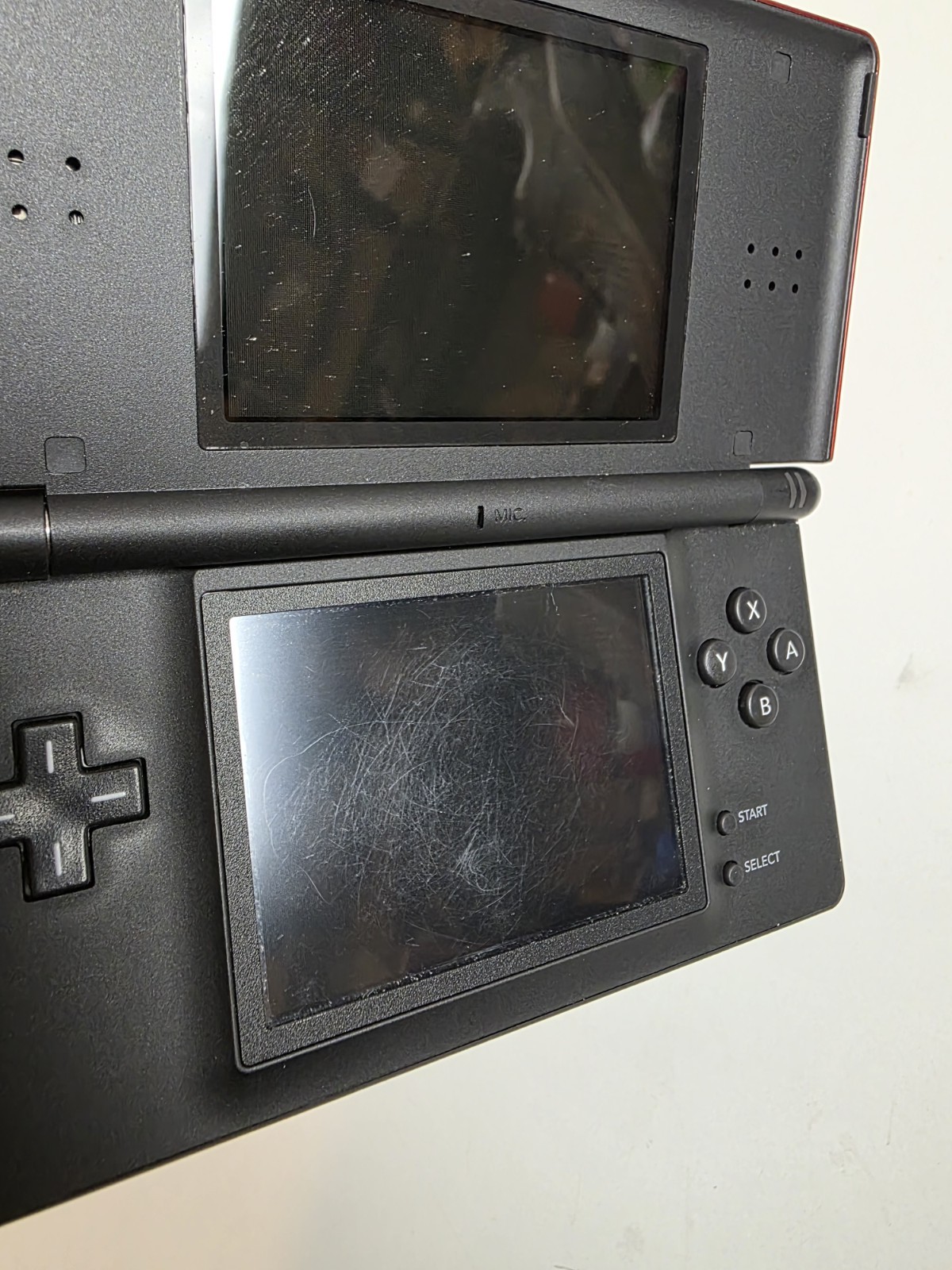 Nintendo DS Lite Red Console Tested & Working Charger Included W Zelda Spirit